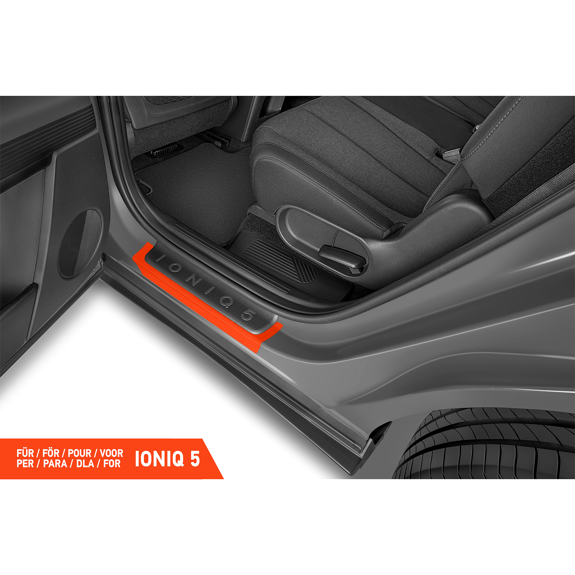 Einstiegsleisten Schutz für Hyundai Ioniq 5 I 2021 - 2026 im 4er Set