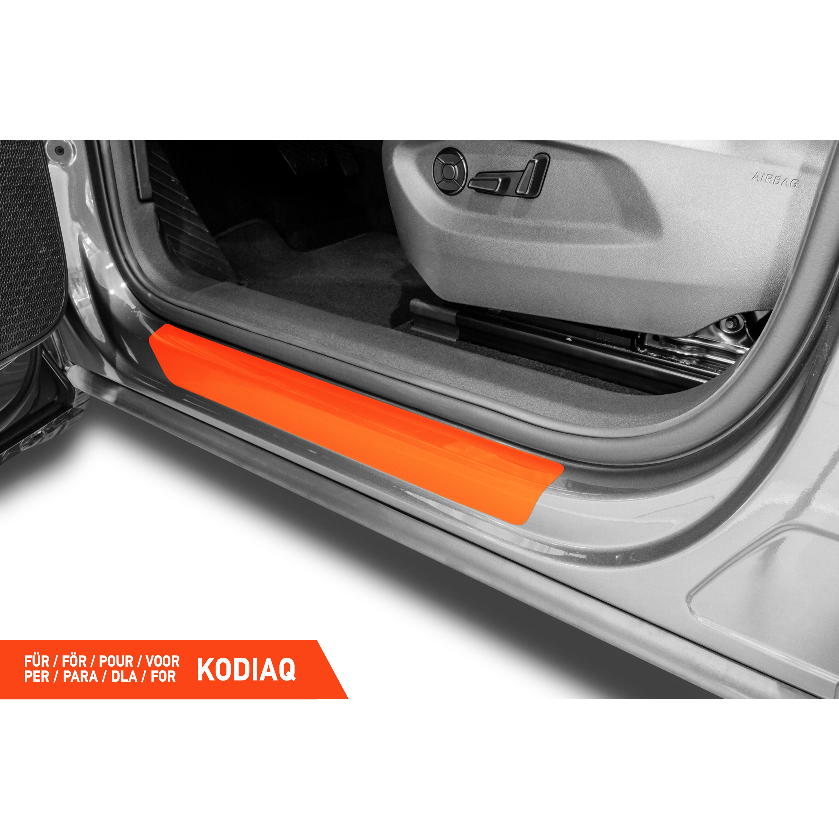 Einstiegsleisten Schutz für Skoda Kodiaq 2 (II) PS7 I 2023 - 2026 im 4er Set