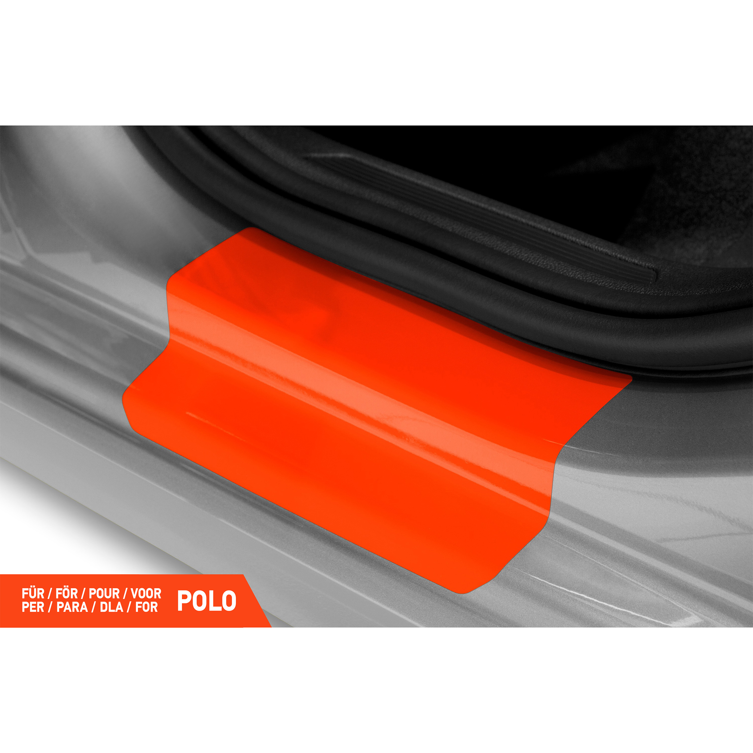 Einstiegsleisten Schutz für VW Polo 6 (VI) AW I 2017 - 2026 im 4er Set