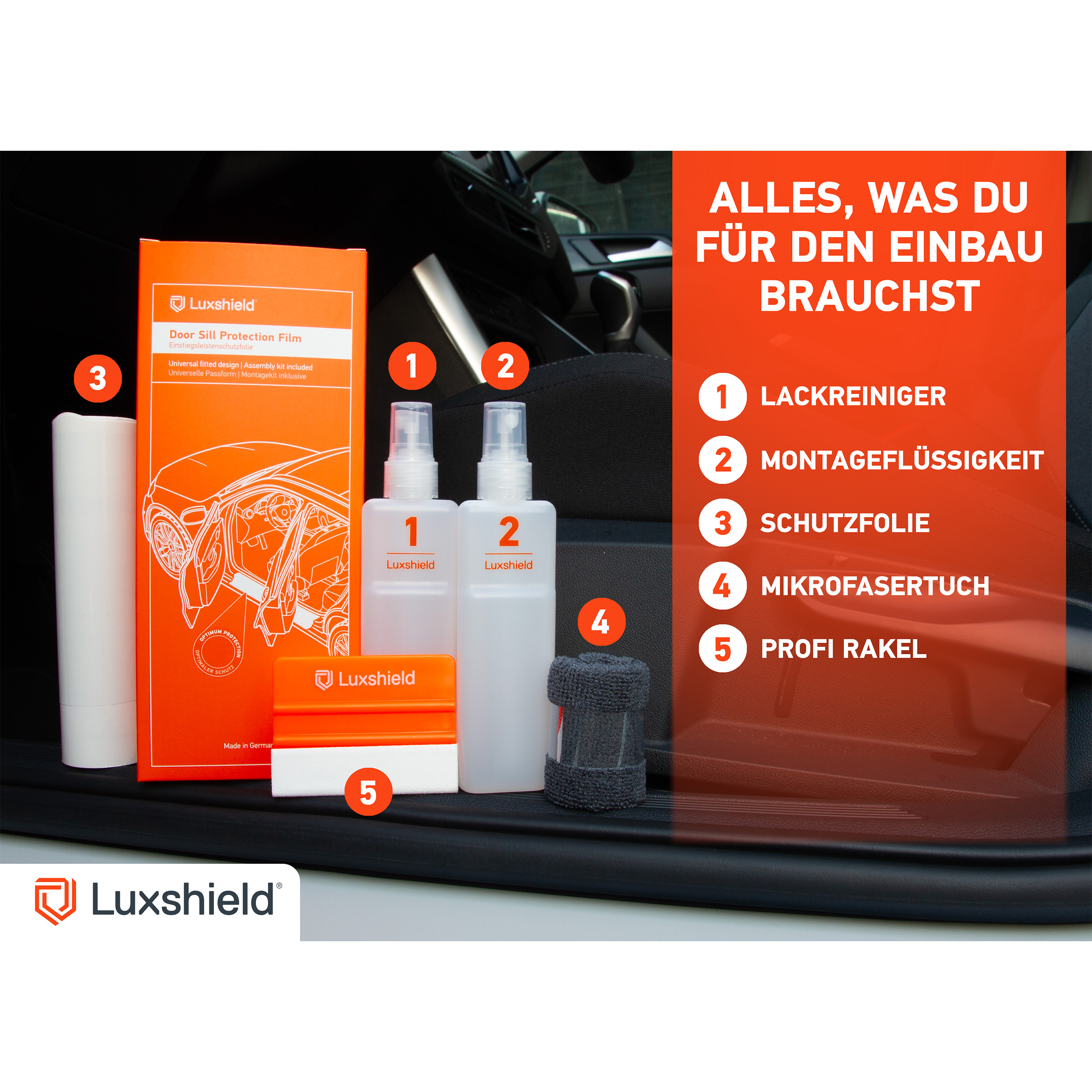 Einstiegsleisten Schutz für Audi A6 Avant C9 4L I 2025 - 2026 im 4er Set