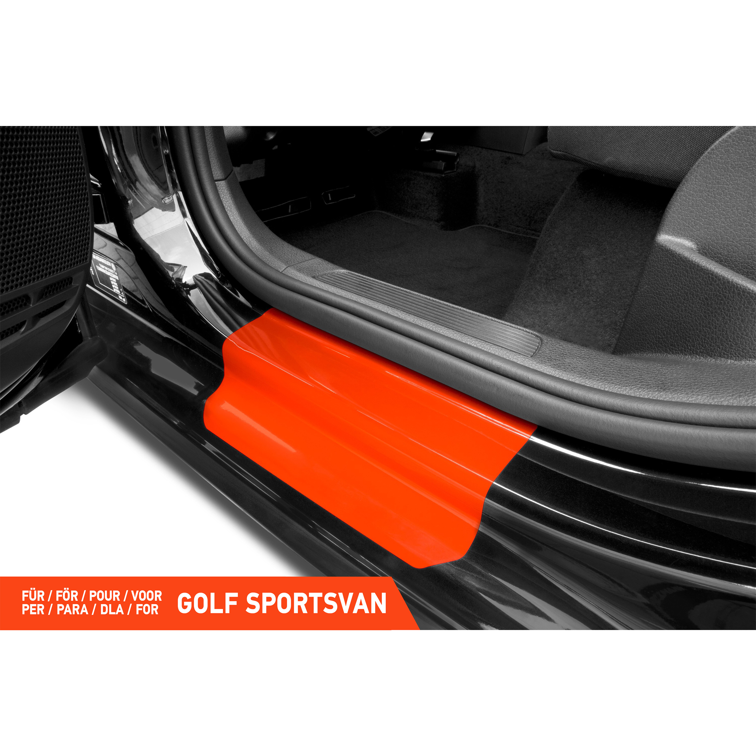 Einstiegsleisten Schutz für VW Golf Sportsvan AM I 2014 - 2020 im 4er Set