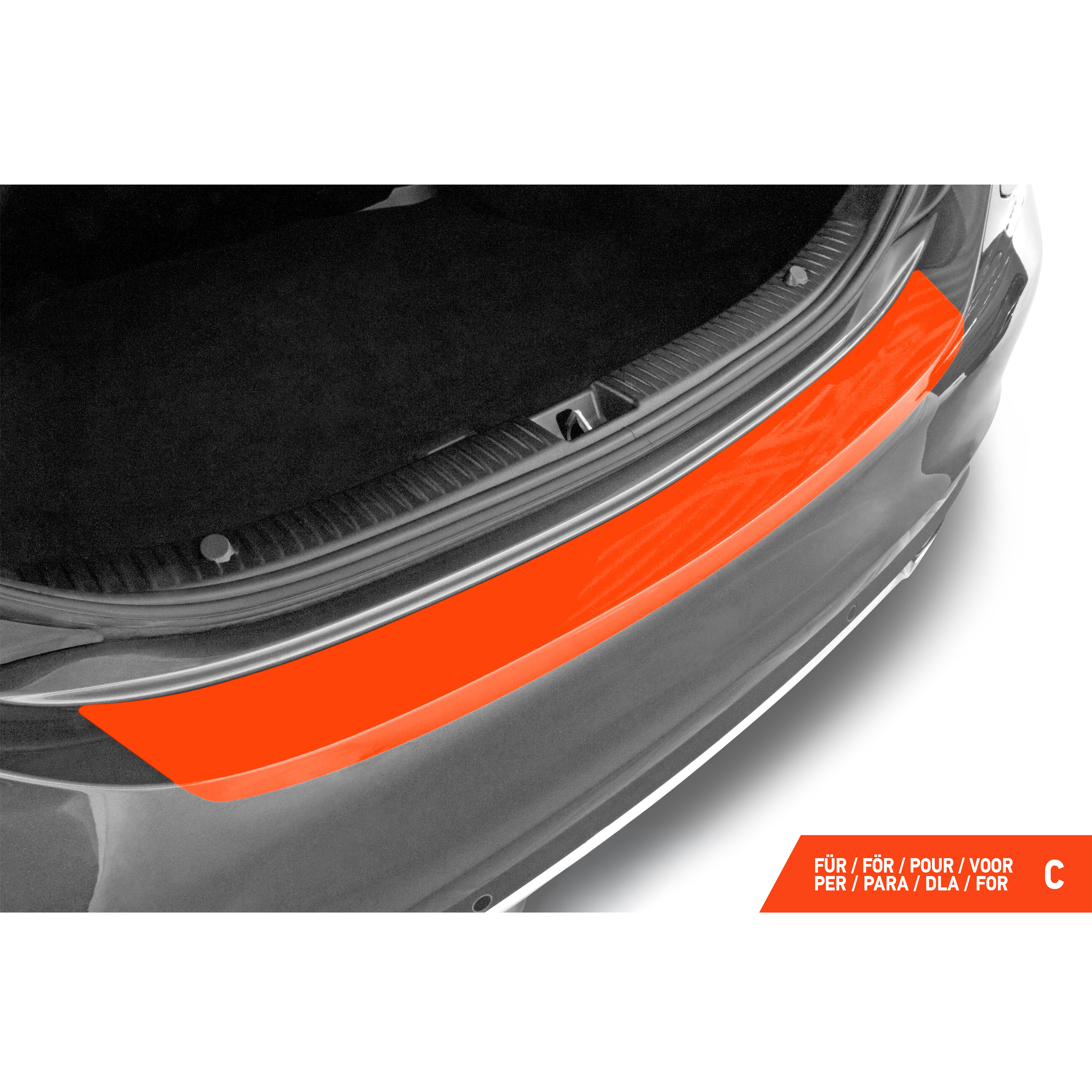 Ladekantenschutz für Mercedes Benz C-Klasse Limousine W205 I 2014 - 2021