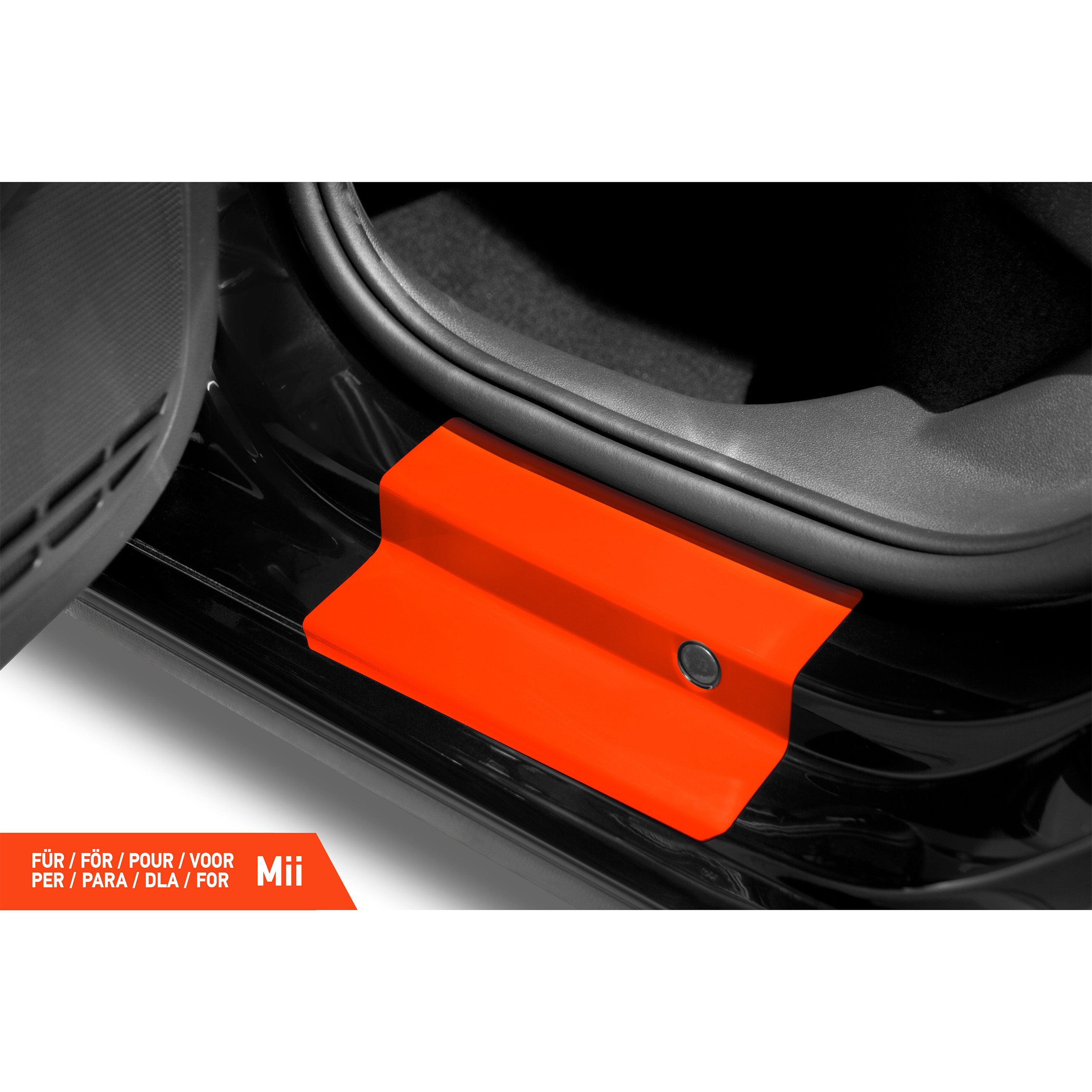 Einstiegsleisten Schutz für Seat Mii 5-Türer KF1 I 2012 - 2019 im 4er Set