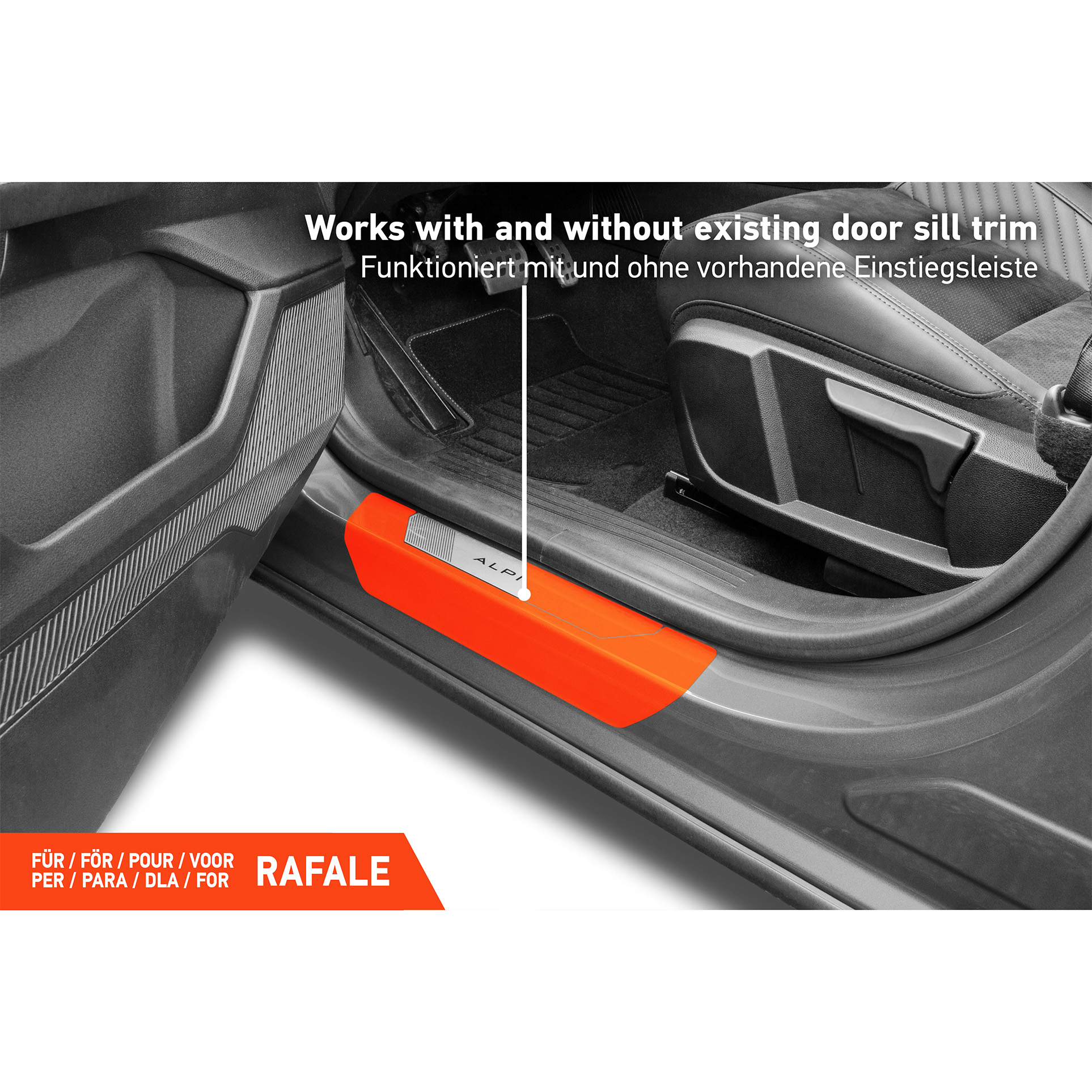 Einstiegsleisten Schutz für Renault Rafale I 2024 - 2026 im 4er Set