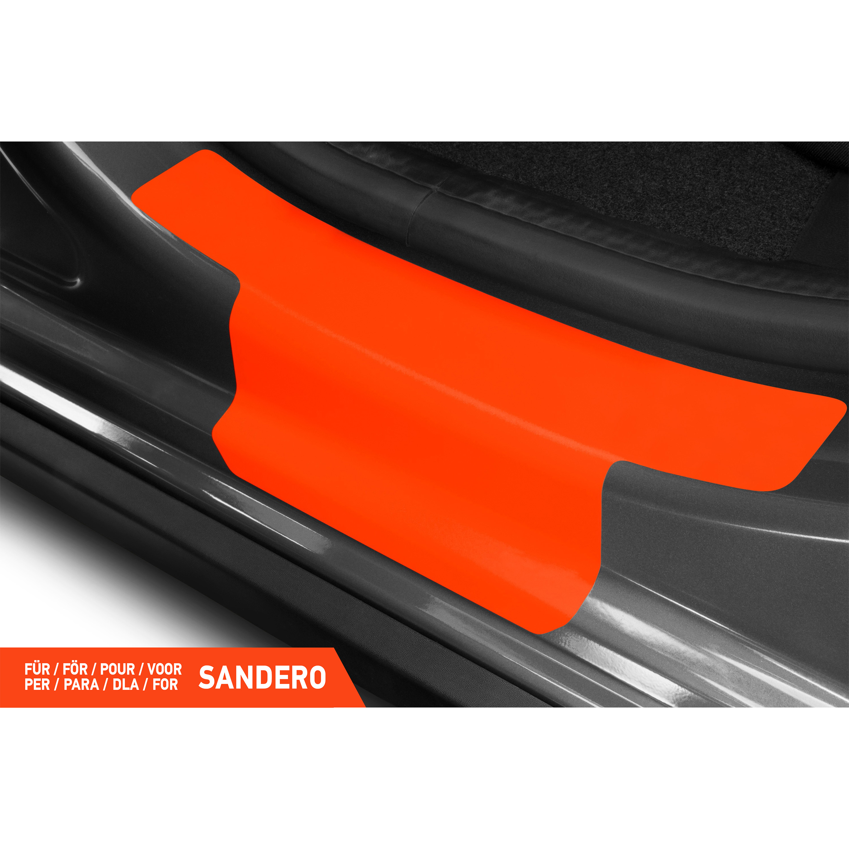 Einstiegsleisten Schutz für Dacia Sandero 3 (III) DJF I 2021 - 2026 im 4er Set