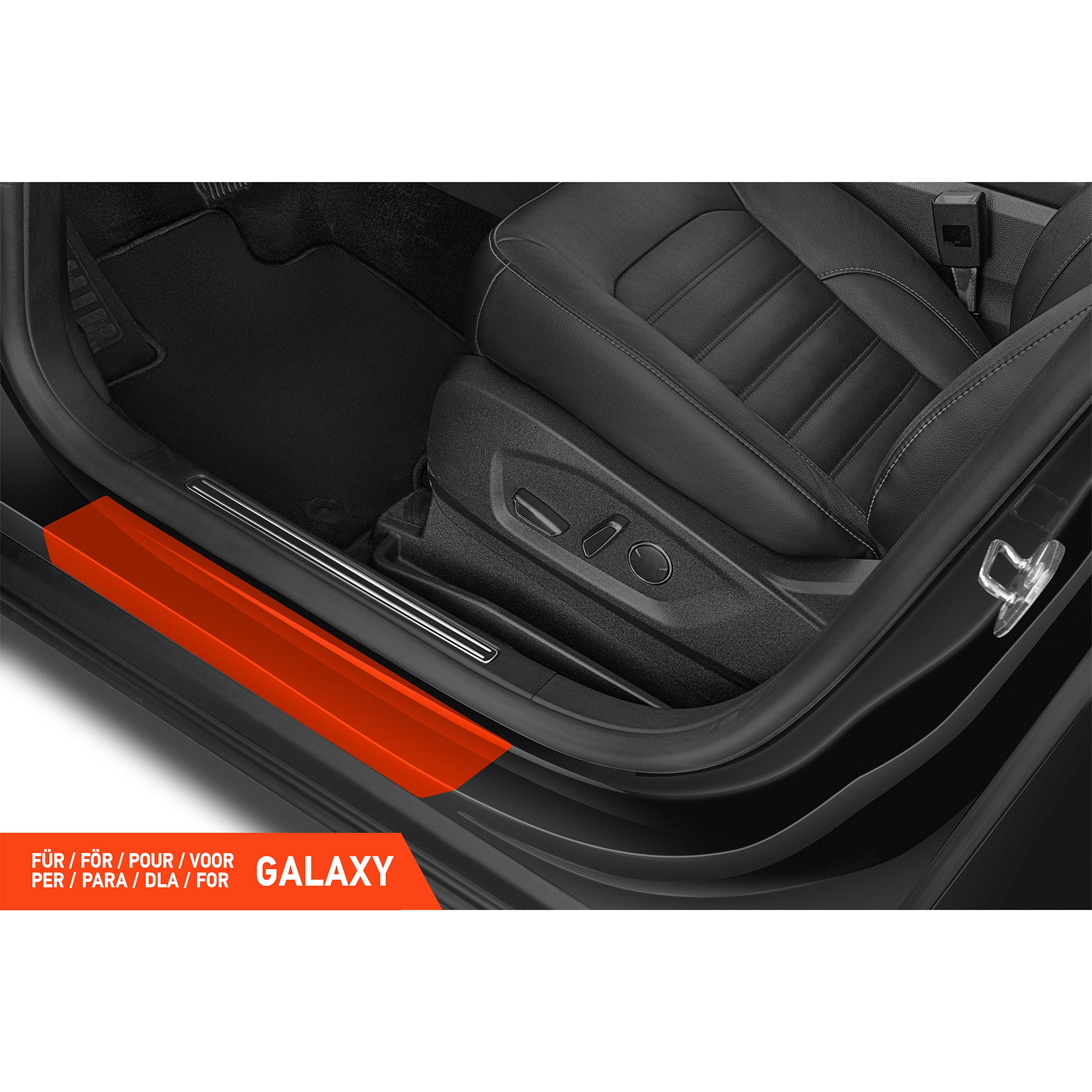 Einstiegsleisten Schutz für Ford Galaxy 3 (III) I 2015 - 2023 im 4er Set