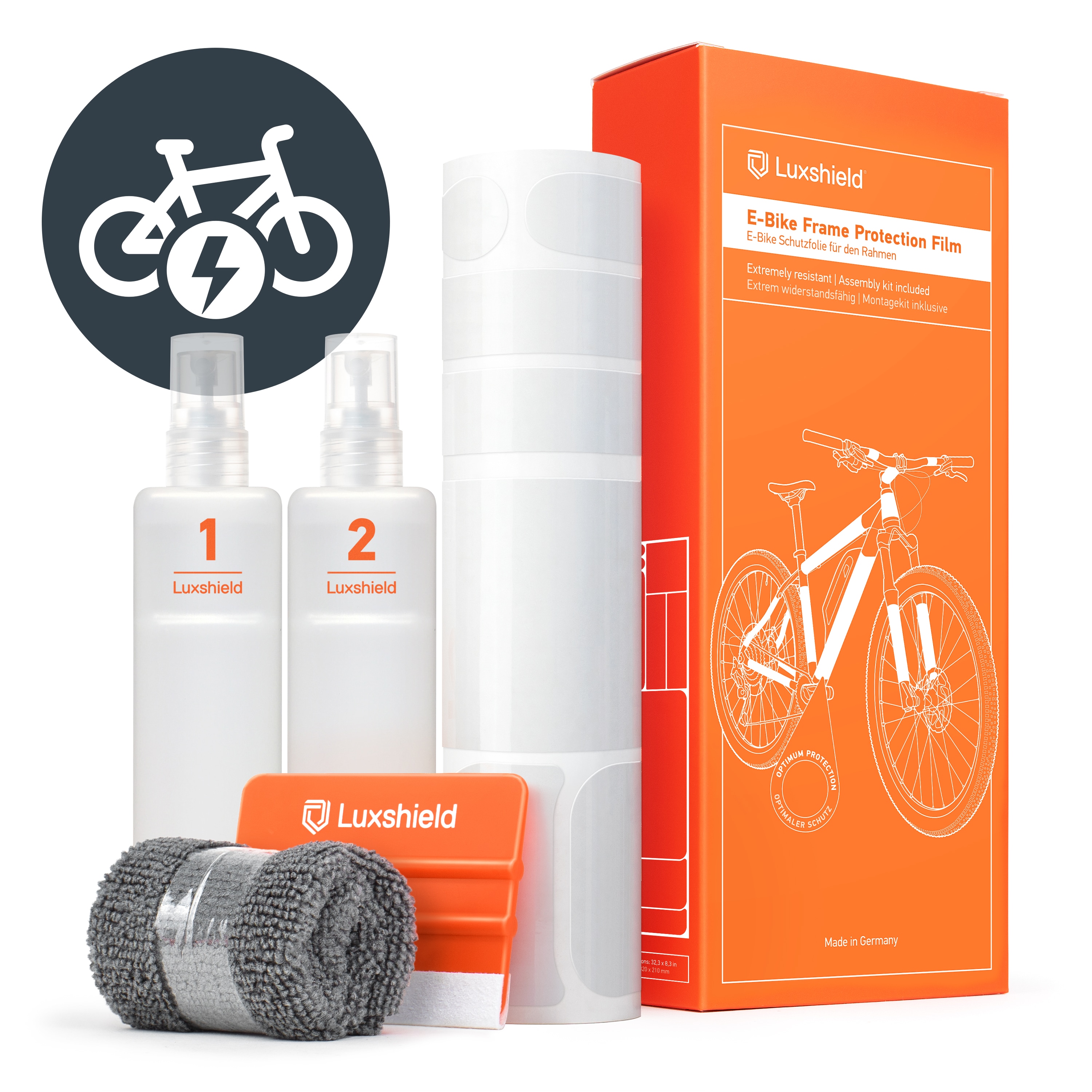 Fahrrad Lackschutzfolie E Bike Universal E-Bike