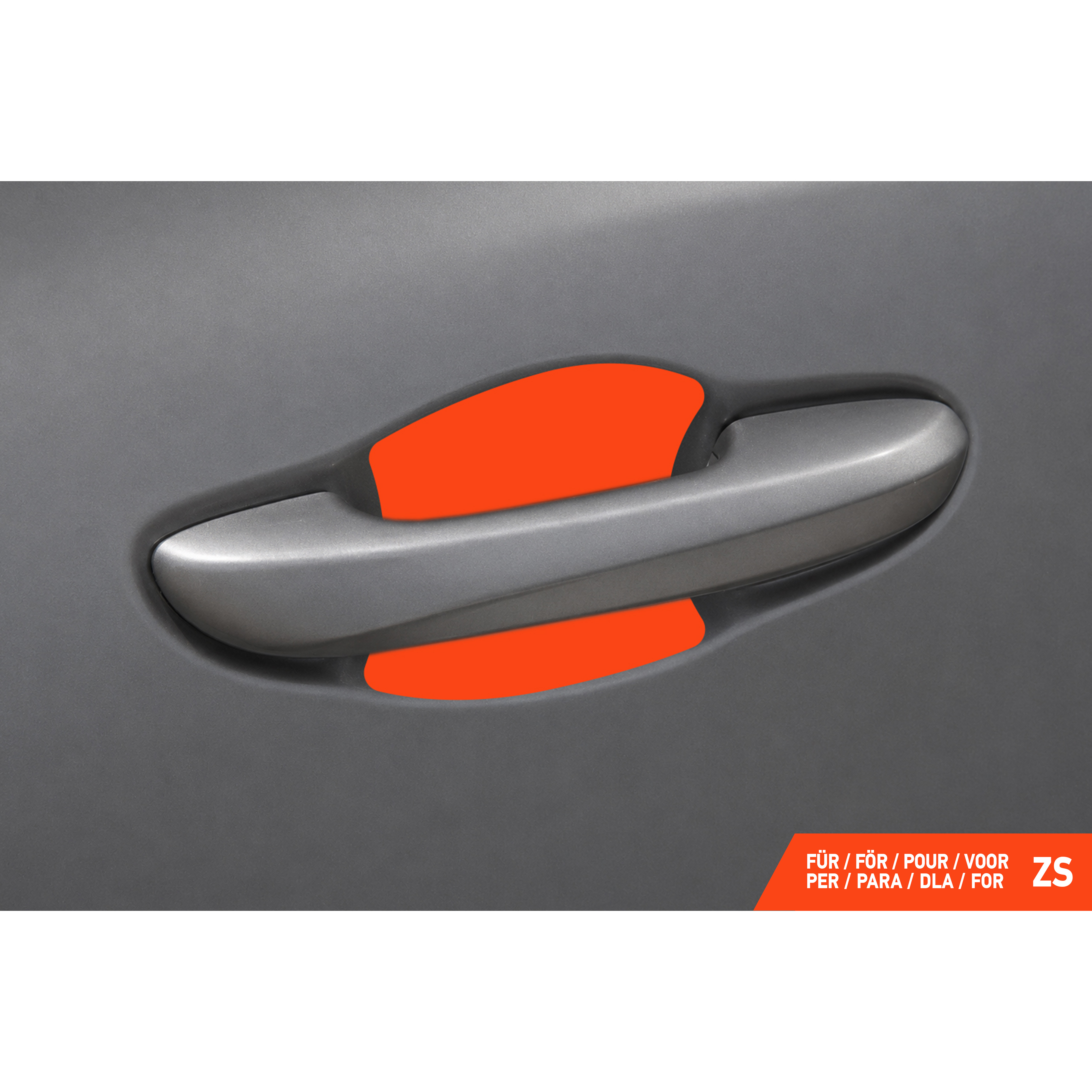 Auto Türgriffmulden Schutzfolie für MG ZS 2 (II) ZS32 I 2024 - 2026 im 4er Set