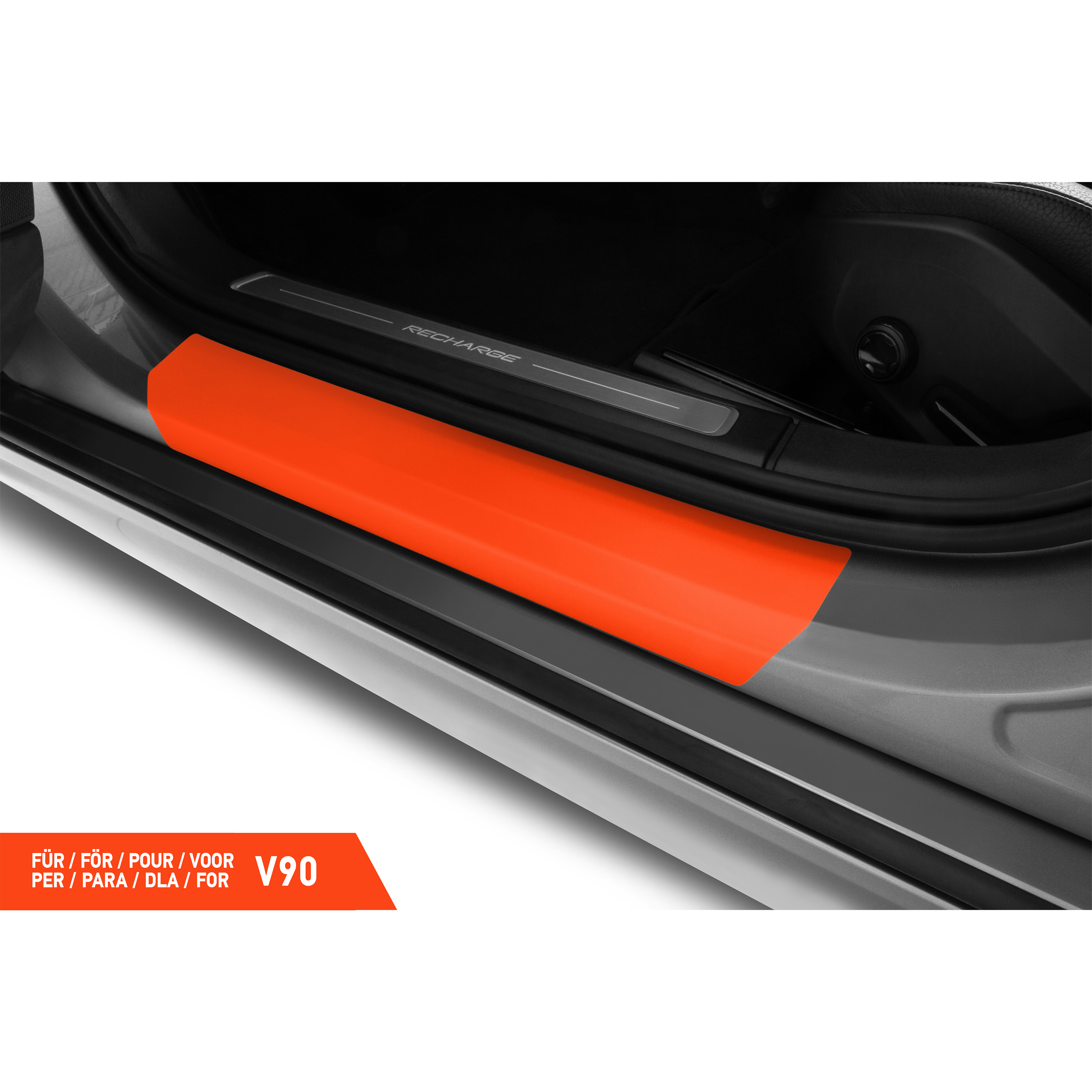 Einstiegsleisten Schutz für Volvo V90 2 (II) 235/236 I 2016 - 2026 im 4er Set