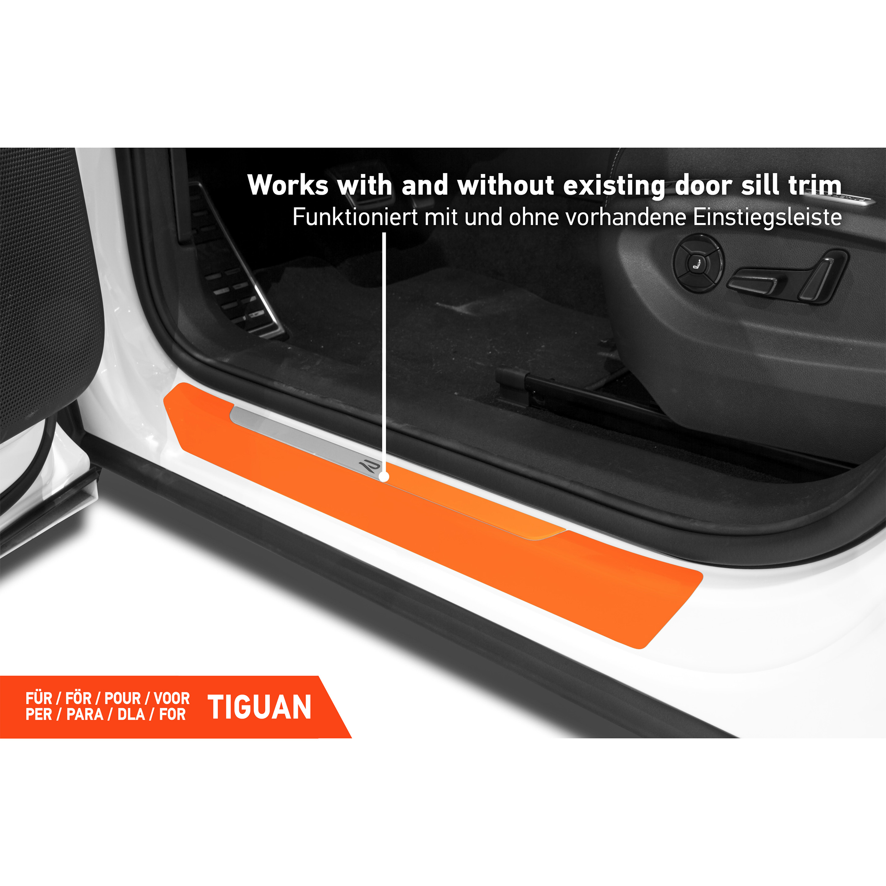 Einstiegsleisten Schutz für VW Tiguan 3 (III) CT I 2024 - 2026 im 4er Set