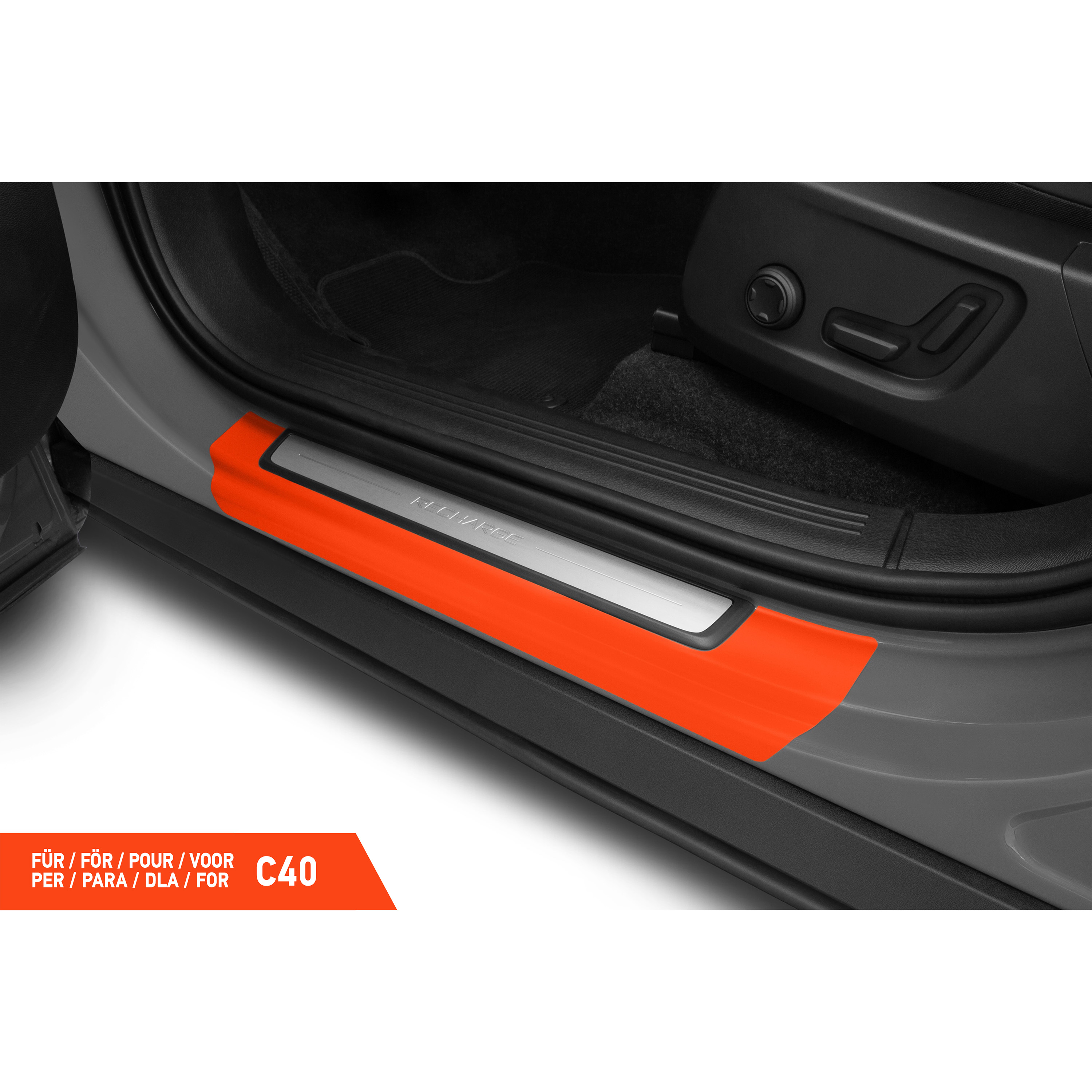 Einstiegsleisten Schutz für Volvo EC40 I 2021 - 2026 im 4er Set