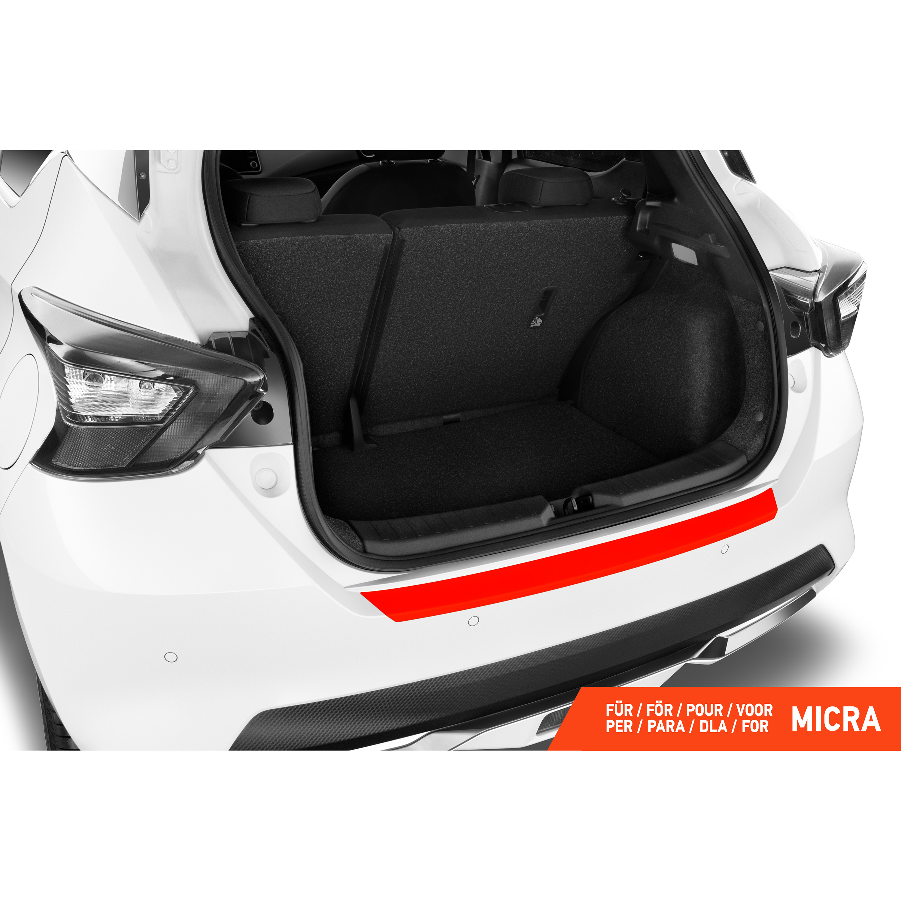 Ladekantenschutz für Nissan Micra 5 (V) K14 I 2017 - 2023