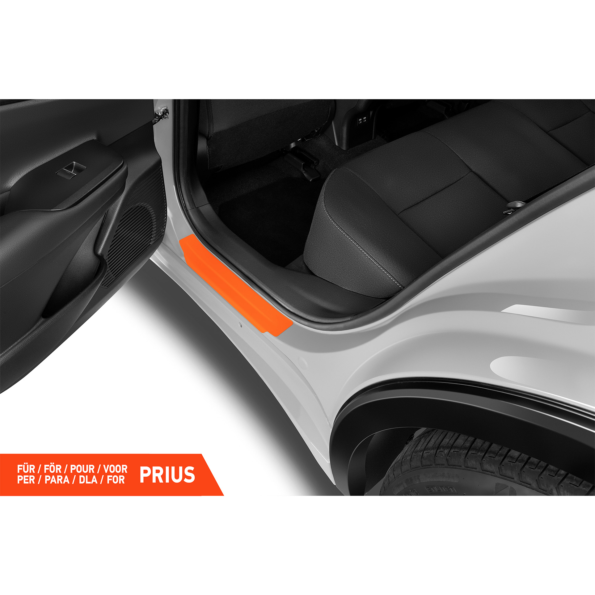 Einstiegsleisten Schutz für Toyota Prius 5 (V) W6 I 2023 - 2026 im 4er Set