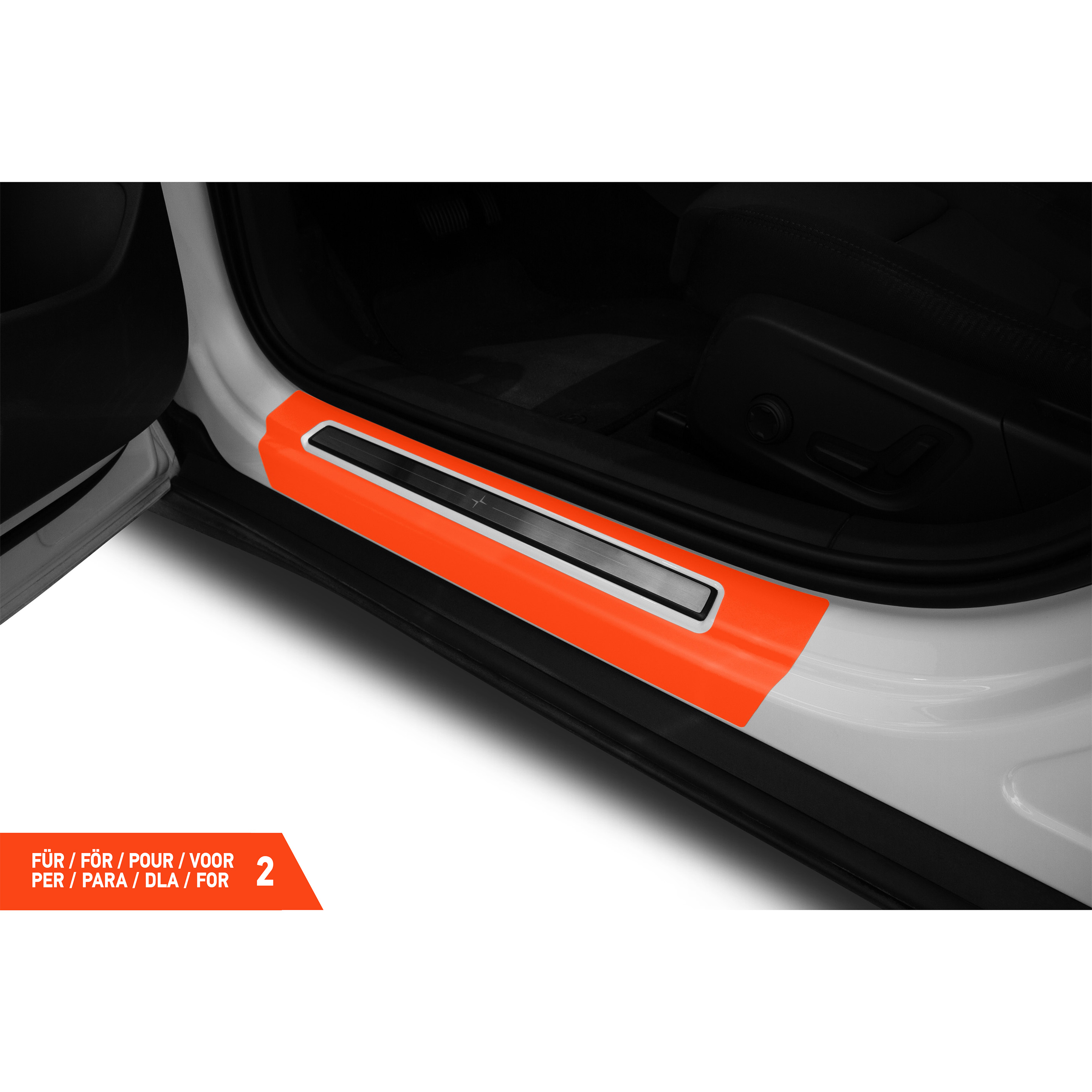Einstiegsleisten Schutz für Polestar 2 I 2020 - 2026 im 4er Set