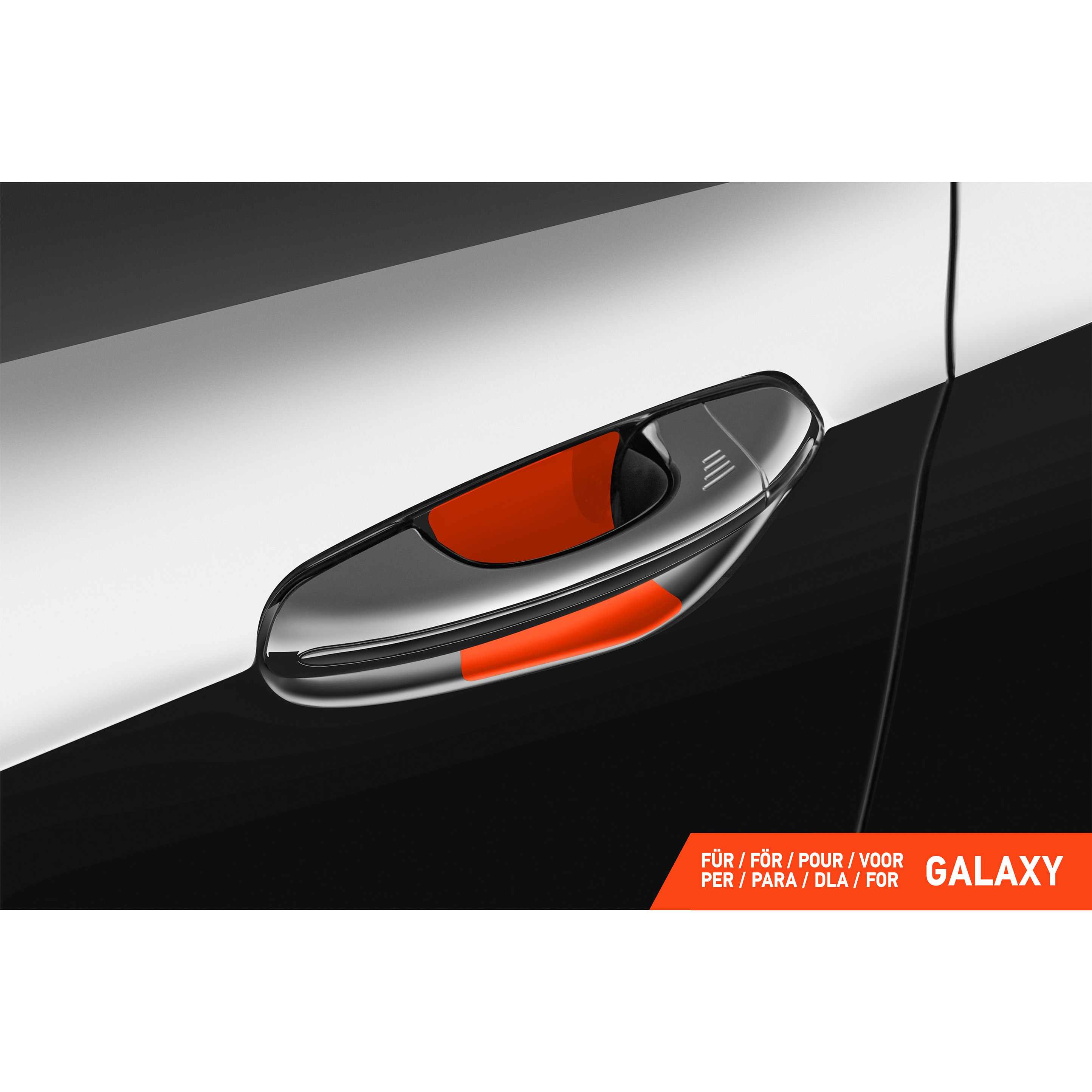 Auto Türgriffmulden Schutzfolie für Ford Galaxy 3 (III) I 2015 - 2023 im 4er Set