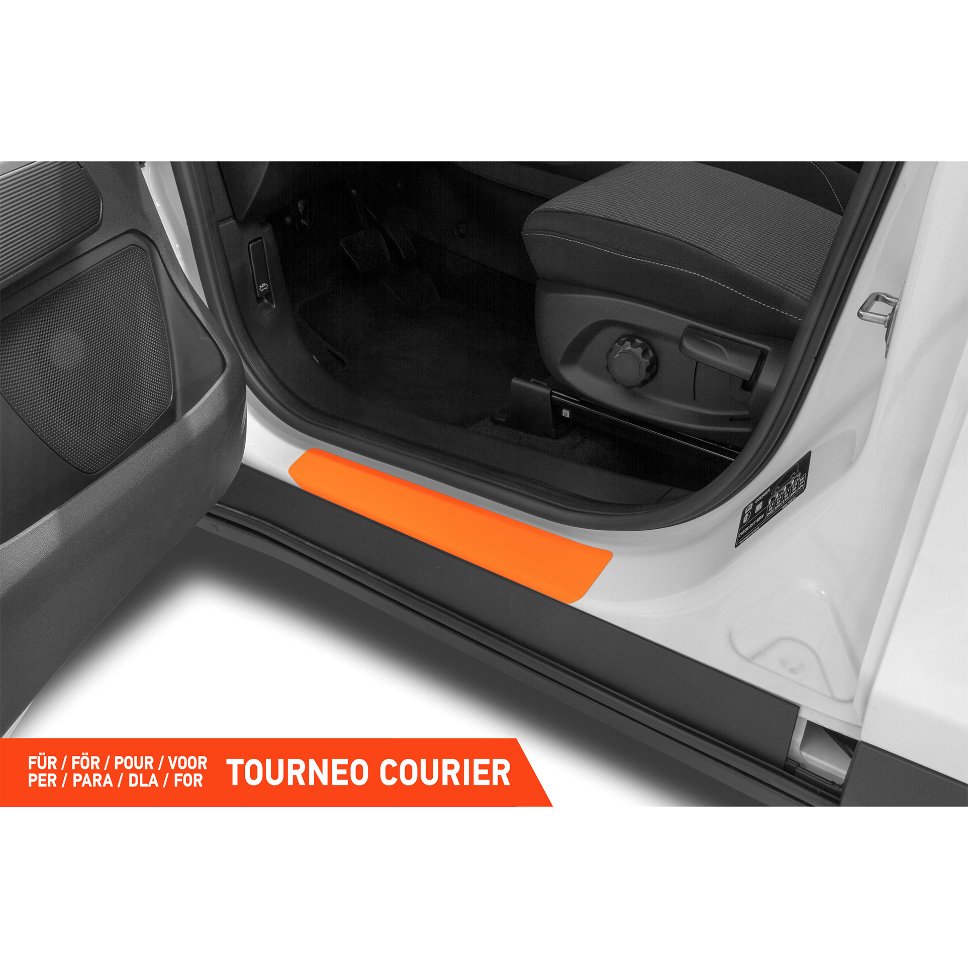 Einstiegsleisten Schutz für Ford Tourneo Courier 2 (II) N1P I 2023 - 2026 im 4er Set