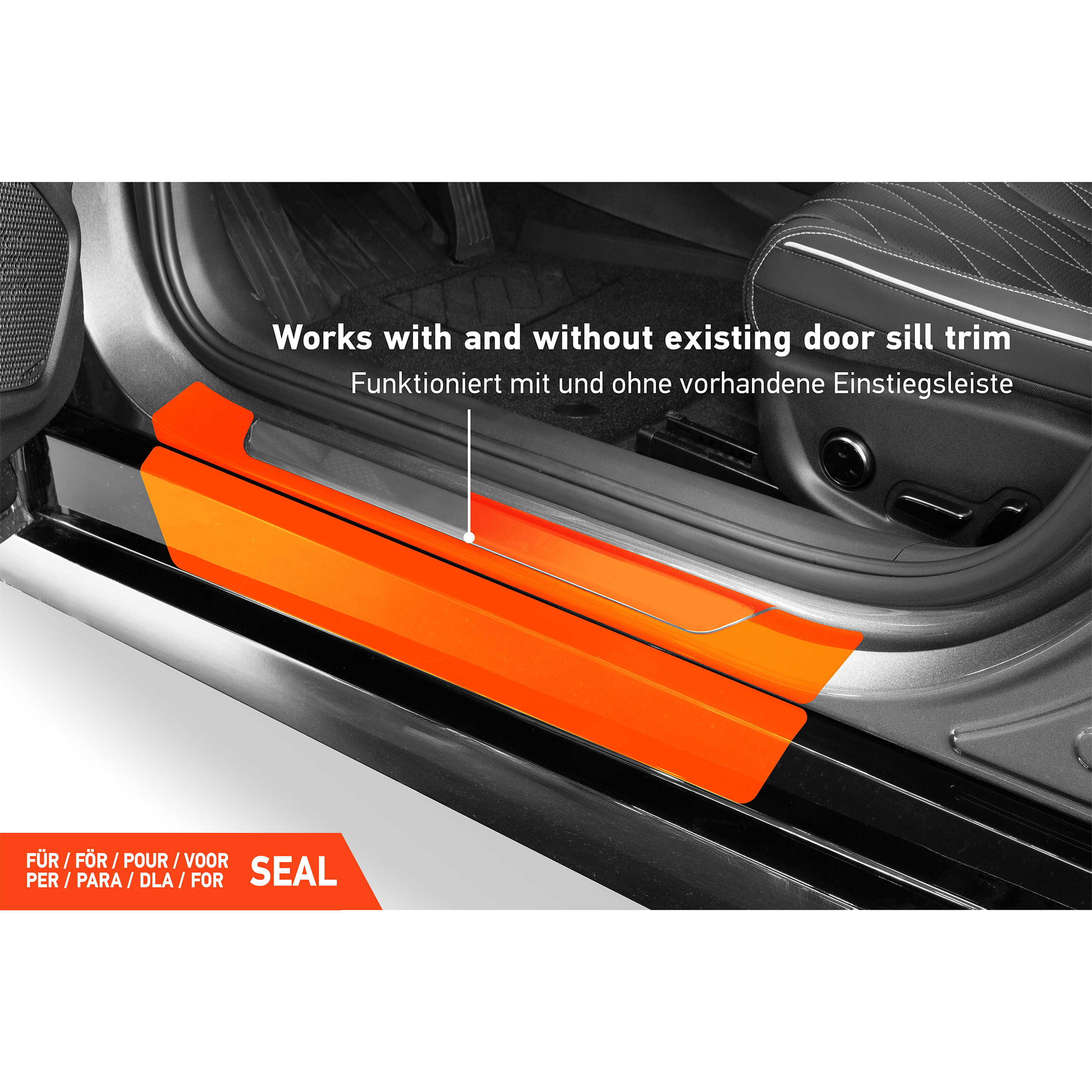 Einstiegsleisten Schutz für BYD Seal EK I 2023 - 2026 im 8er Set