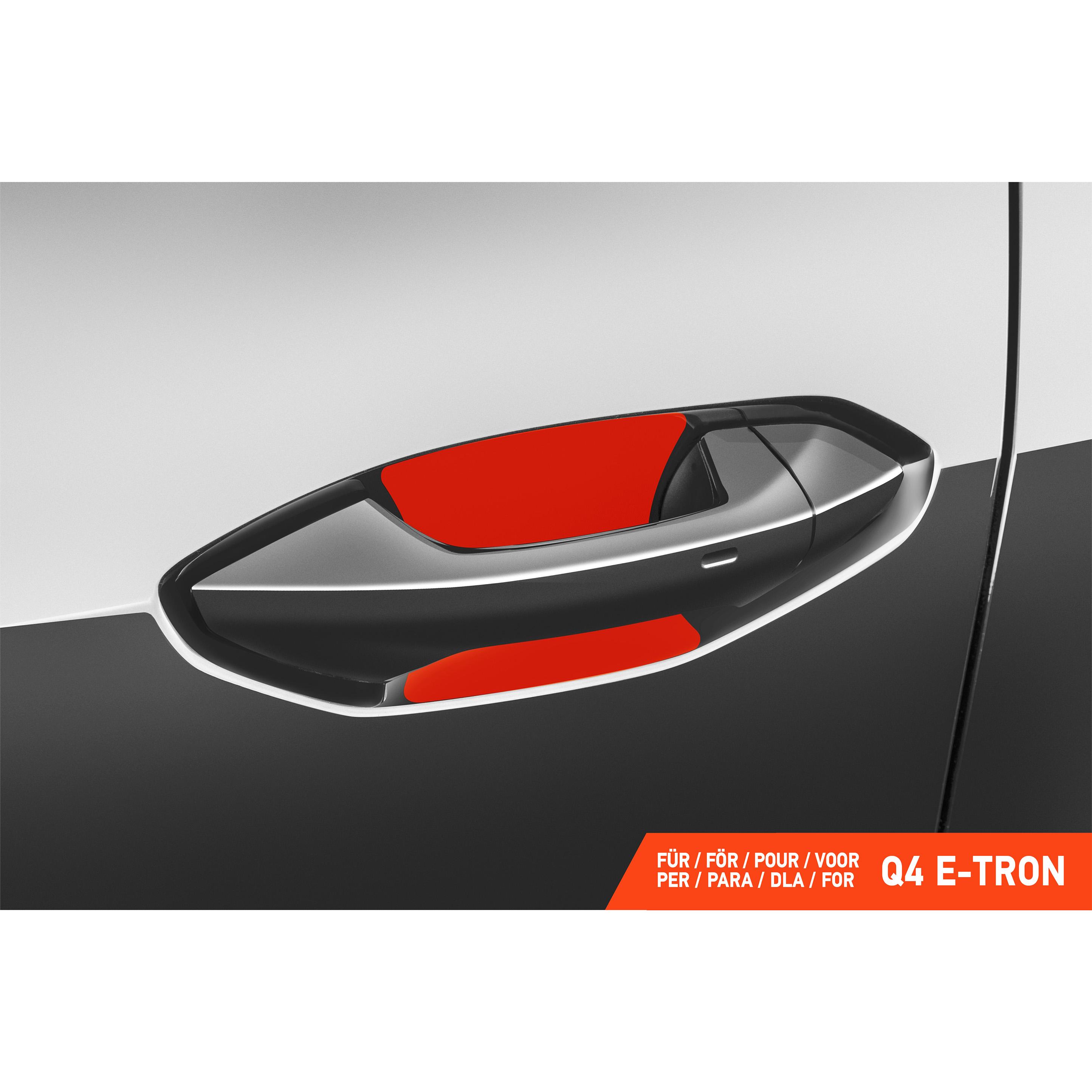 Auto Türgriffmulden Schutzfolie für Audi Q4 e-tron F4 I 2021 - 2026 im 4er Set