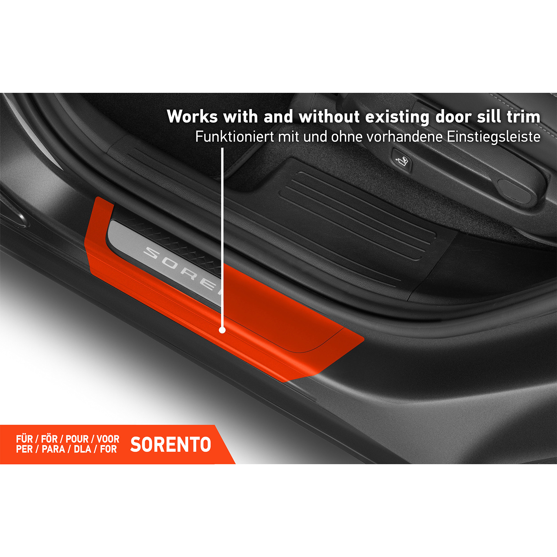 Einstiegsleisten Schutz für Kia Sorento 4 (IV) MQ4 I 2020 - 2026 im 4er Set