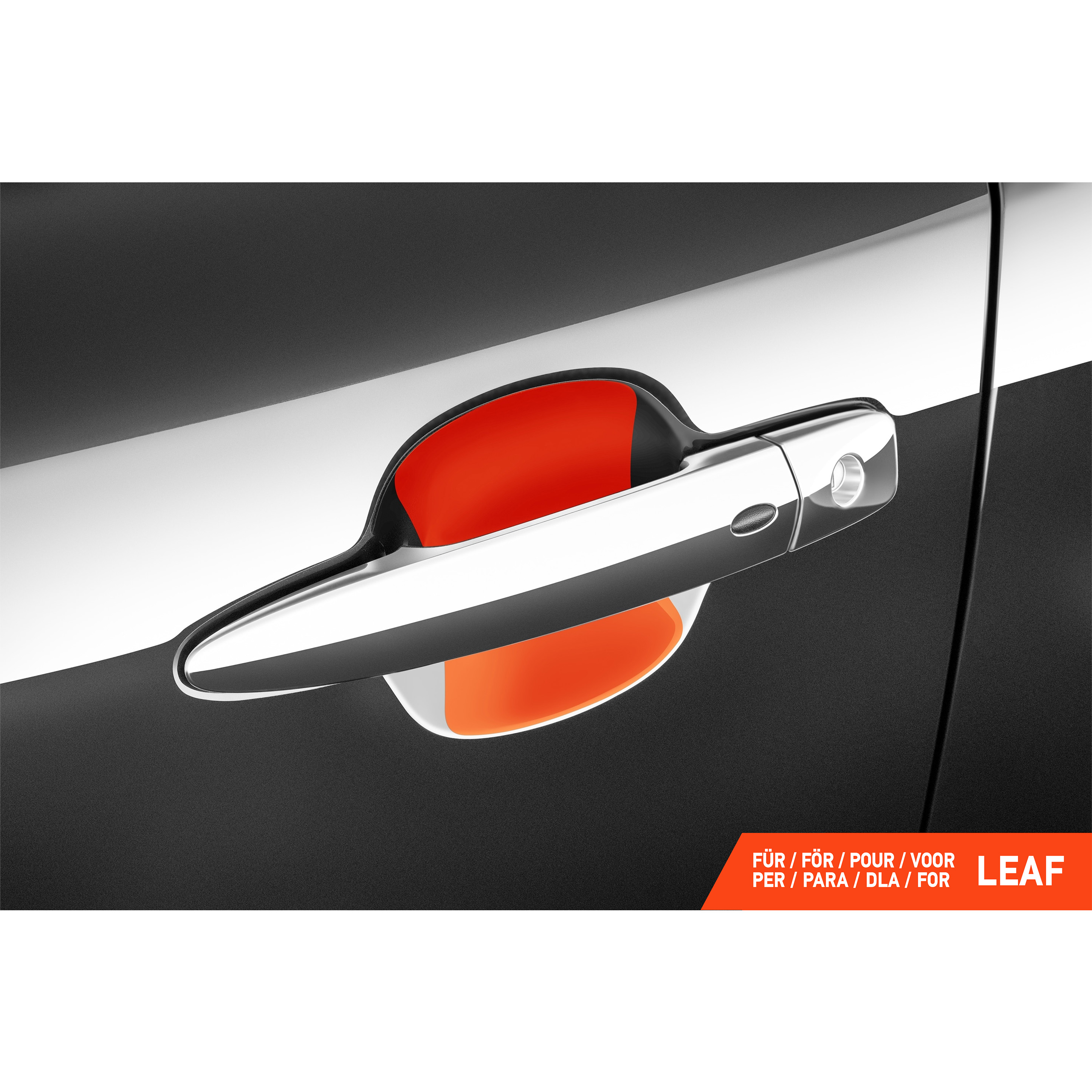 Auto Türgriffmulden Schutzfolie für Nissan Leaf 2 (II) ZE1 I 2017 - 2024 im 4er Set