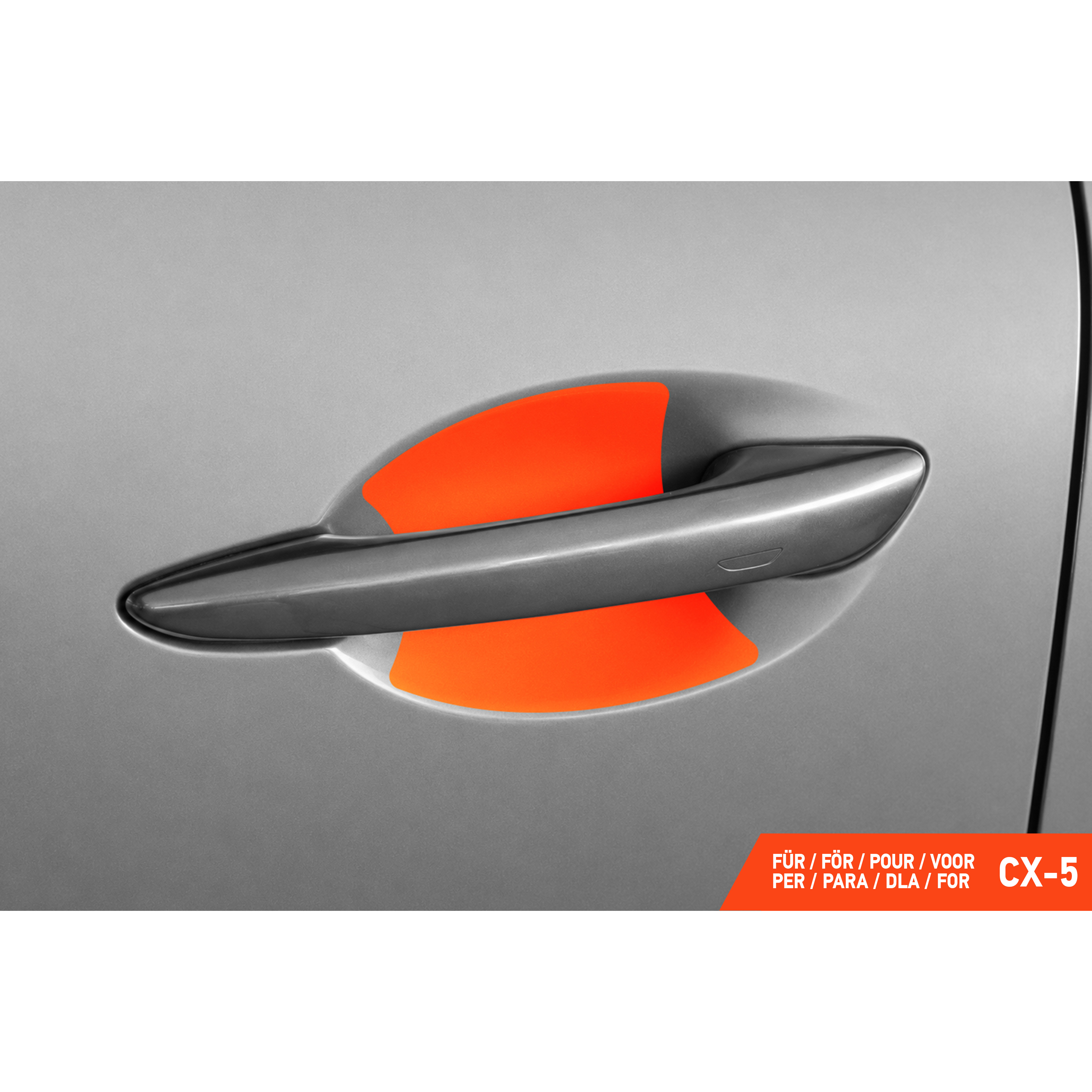 Auto Türgriffmulden Schutzfolie für Mazda CX-5 3 (III) KI I 2025 - 2026 im 4er Set