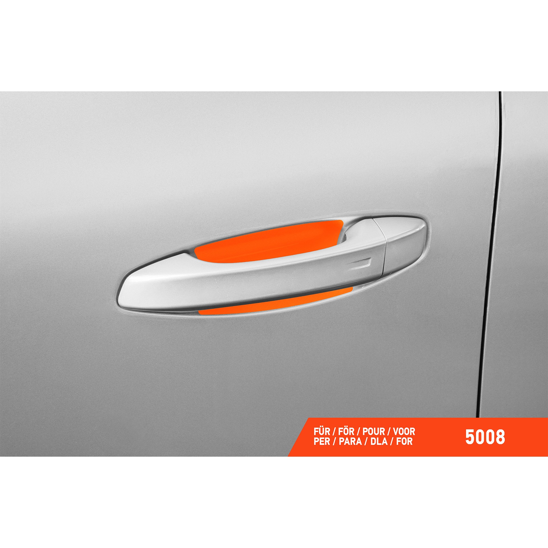 Auto Türgriffmulden Schutzfolie für Peugeot 5008 3 (III) P67 I 2024 - 2026 im 4er Set