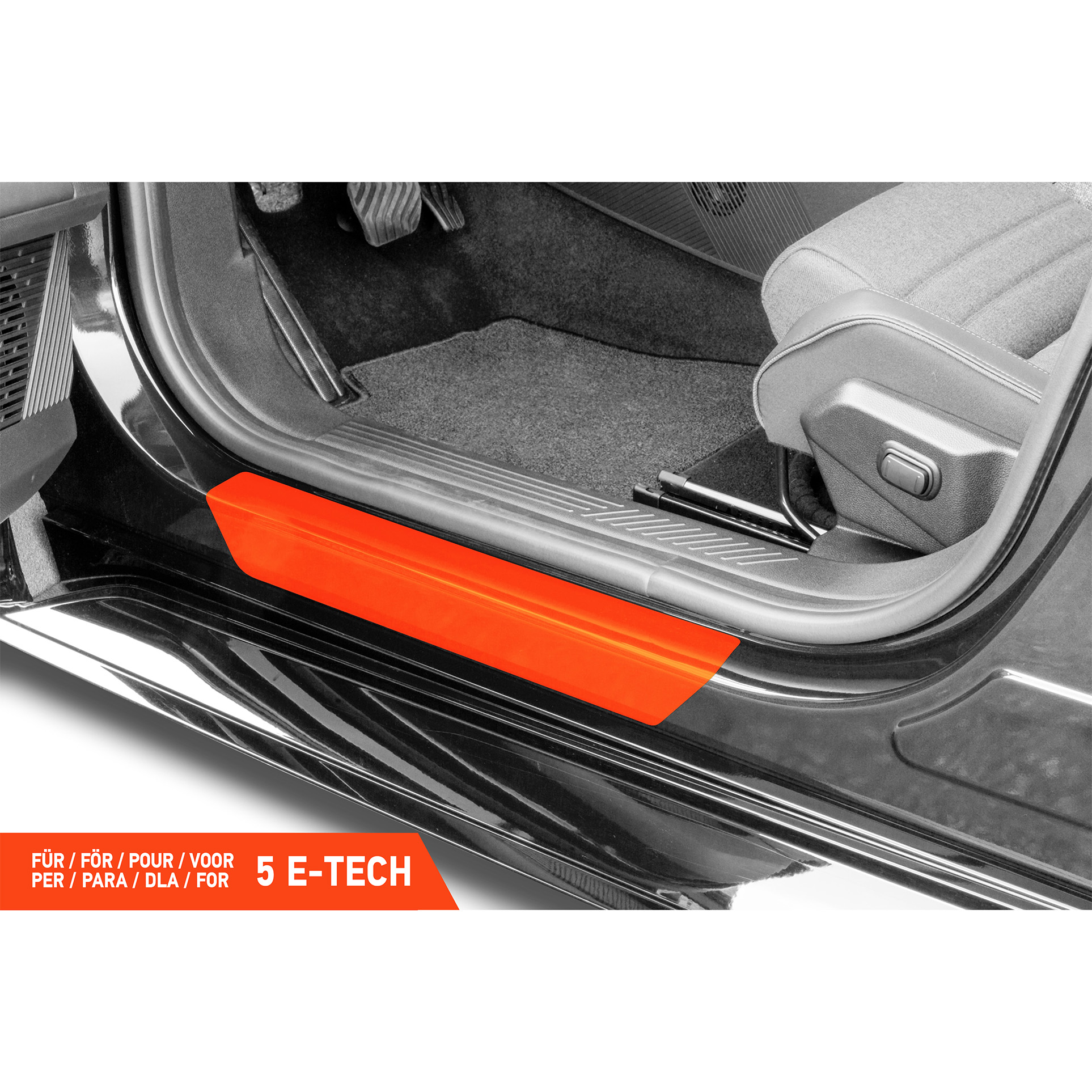 Einstiegsleisten Schutz für Renault 5 E-Tech I 2024 - 2026 im 4er Set