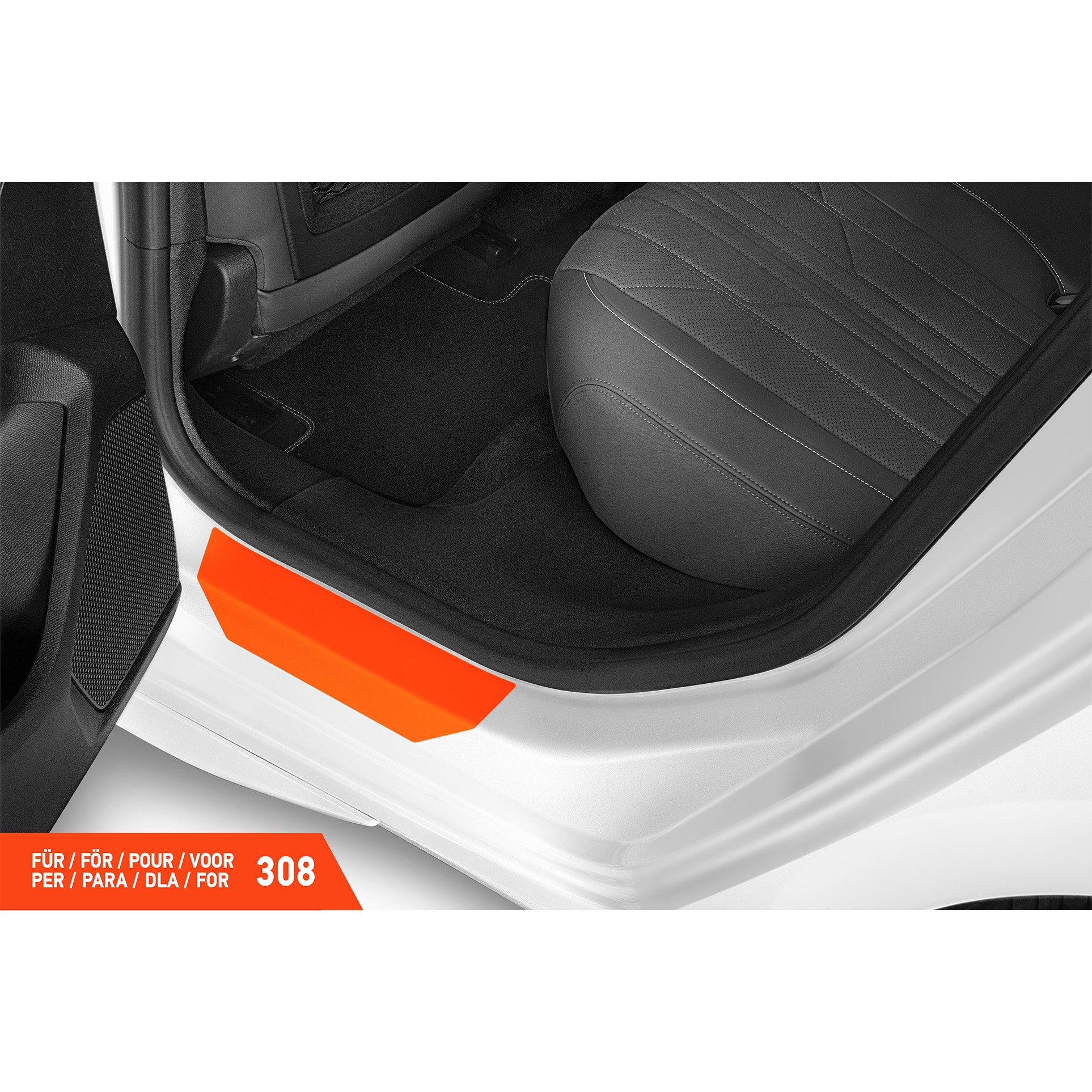 Einstiegsleisten Schutz für Peugeot 308 III P51 I 2021 - 2026 im 4er Set