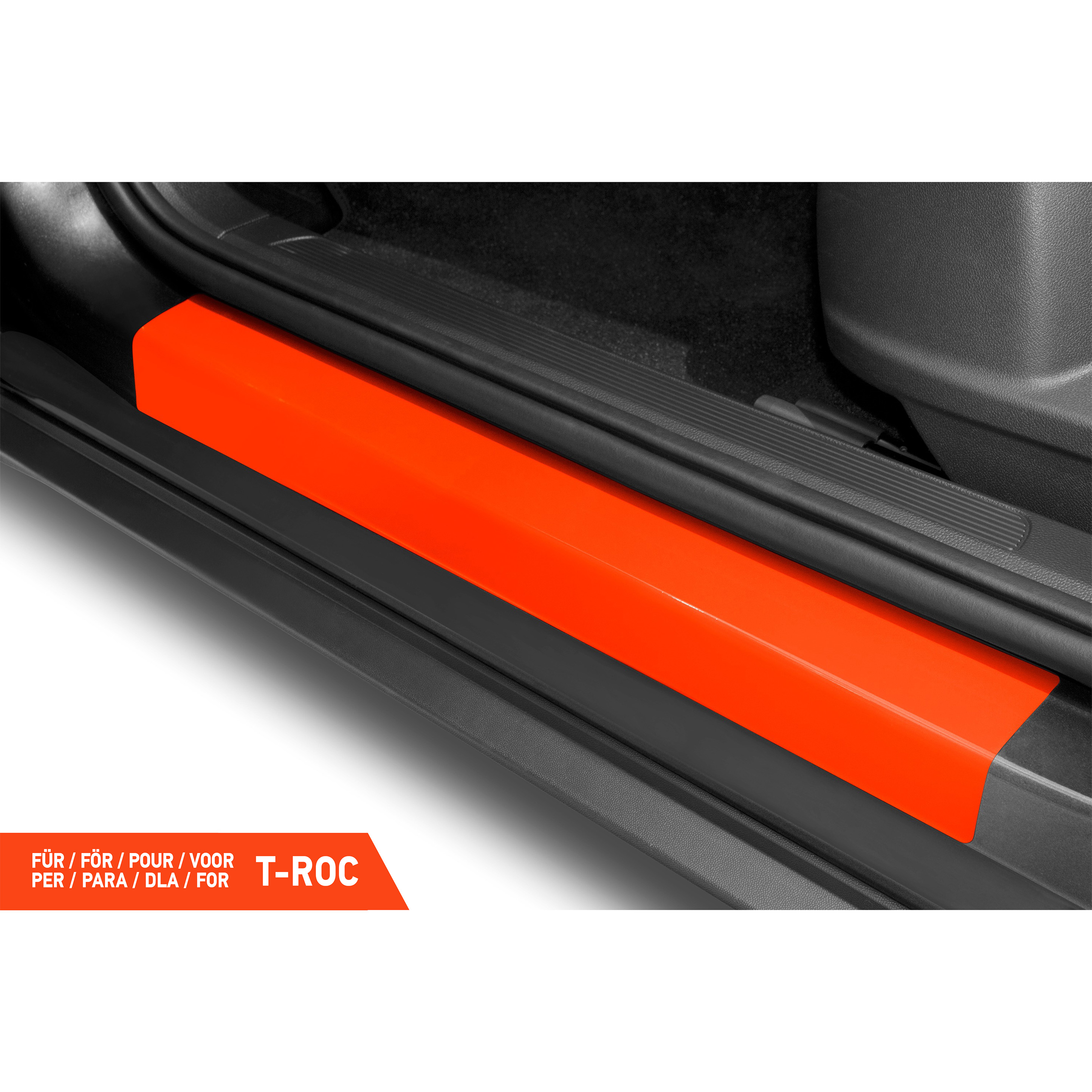 Einstiegsleisten Schutz für VW T-Roc 1 (I) A1 I 2017 - 2026 im 4er Set
