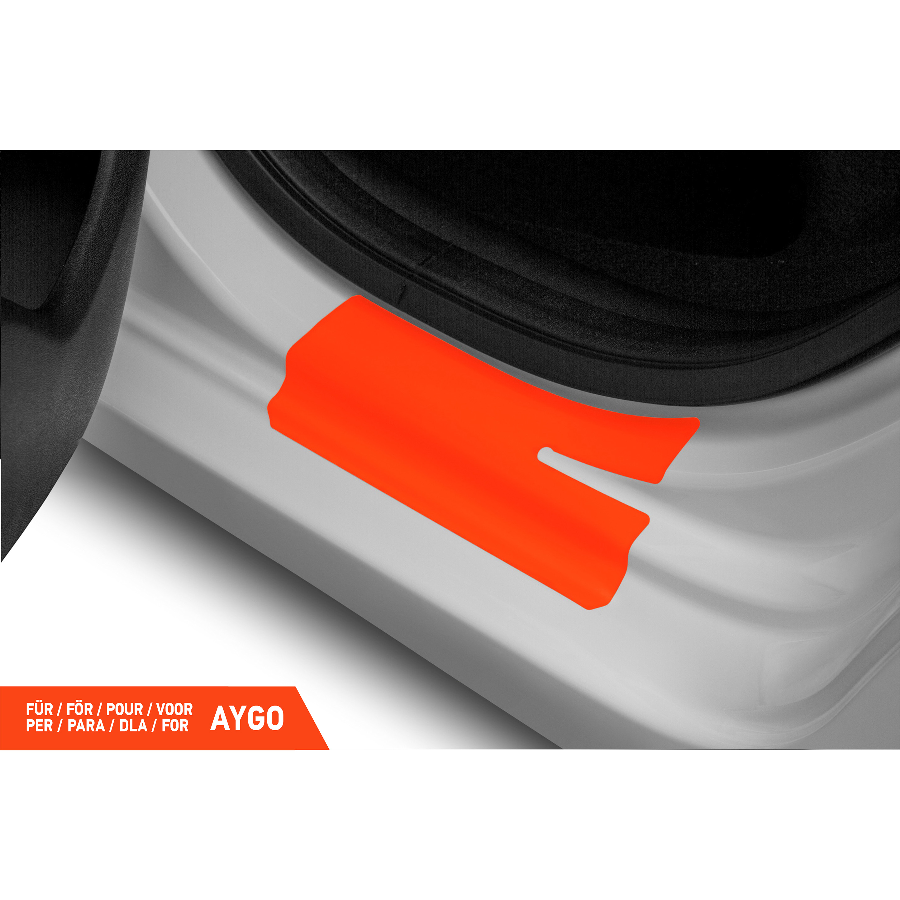 Einstiegsleisten Schutz für Toyota Aygo 2 (II) I 2014 - 2022 im 4er Set