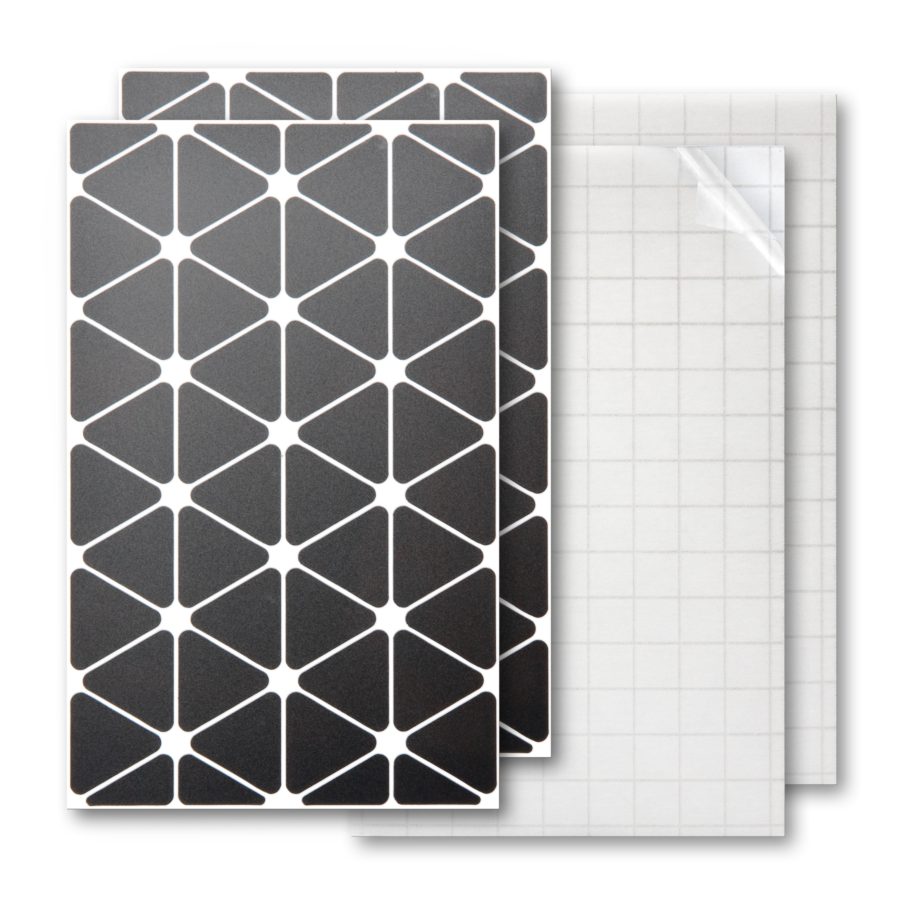 Reflektoren Sticker Set - Dreiecke klein  - für Fahrrad Roller Kinderwagen