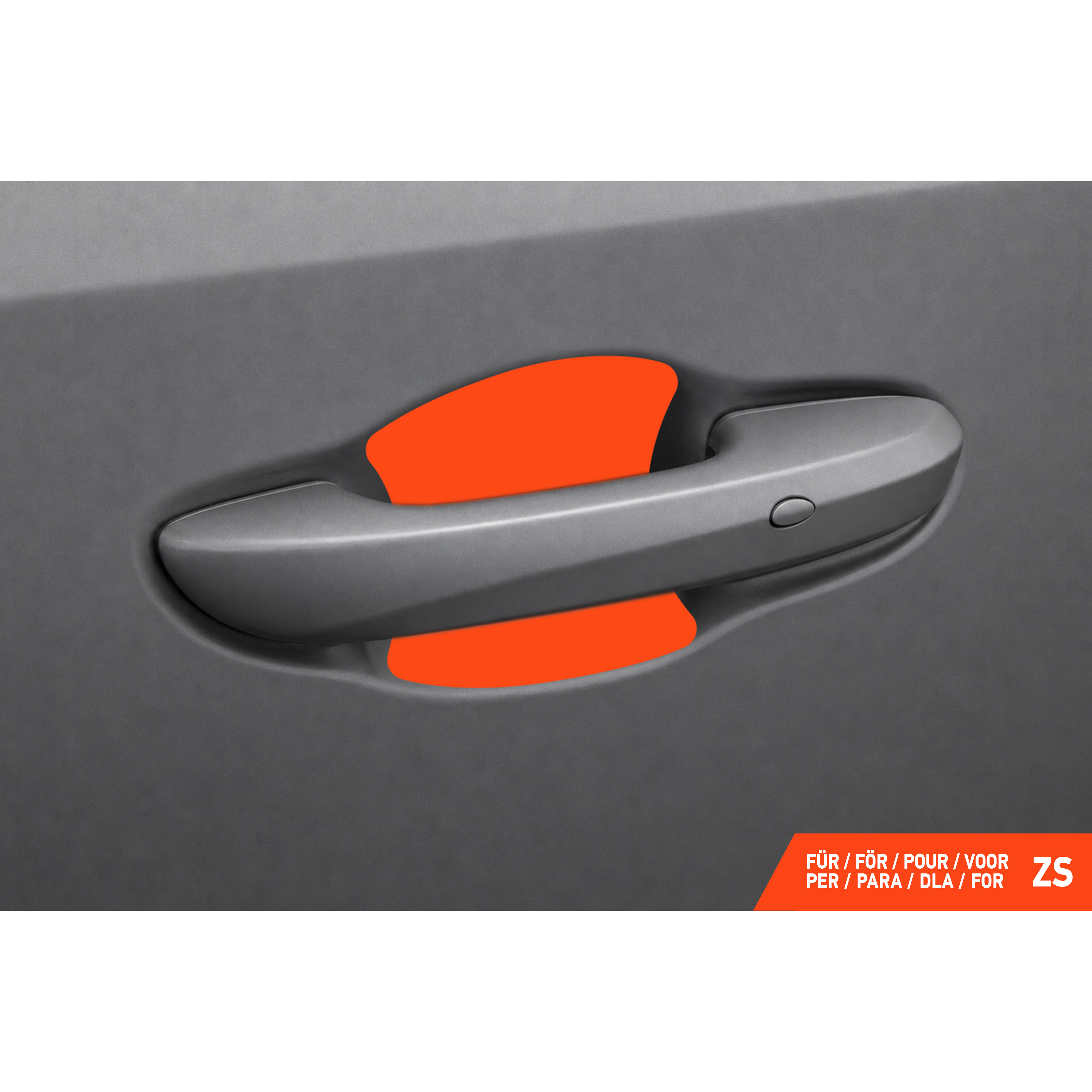 Auto Türgriffmulden Schutzfolie für MG ZS 2 (II) ZS32 I 2024 - 2026 im 4er Set