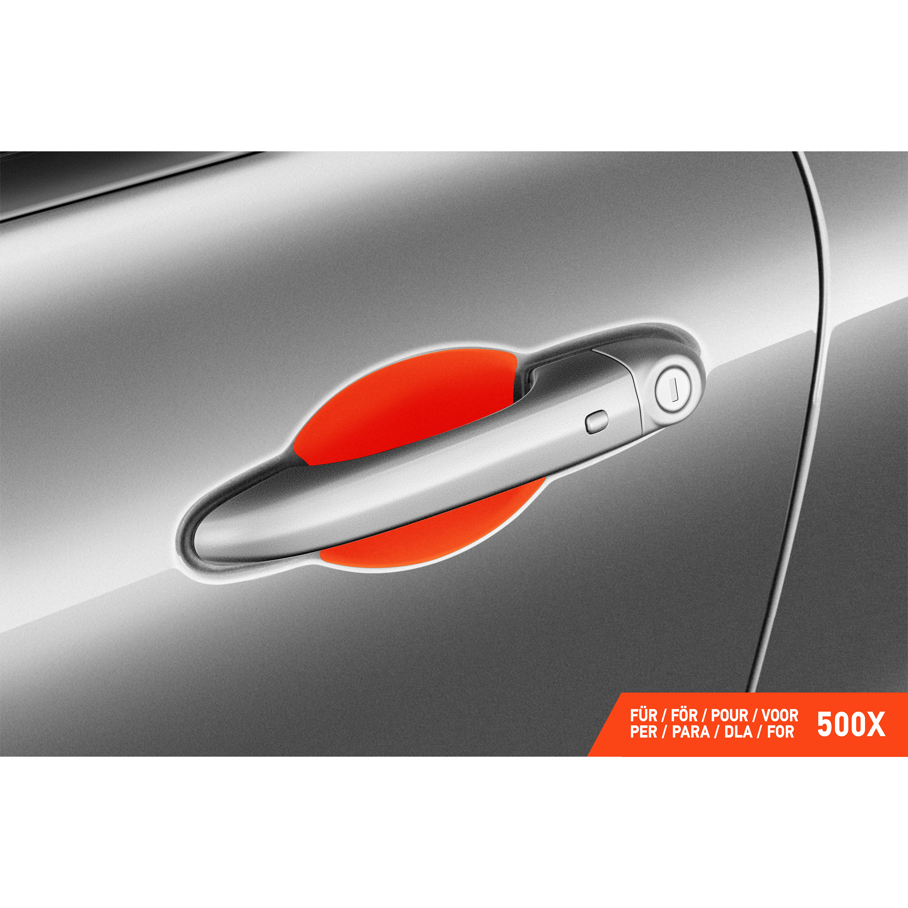 Auto Türgriffmulden Schutzfolie für Fiat 500X 334 I 2014 - 2024 im 4er Set