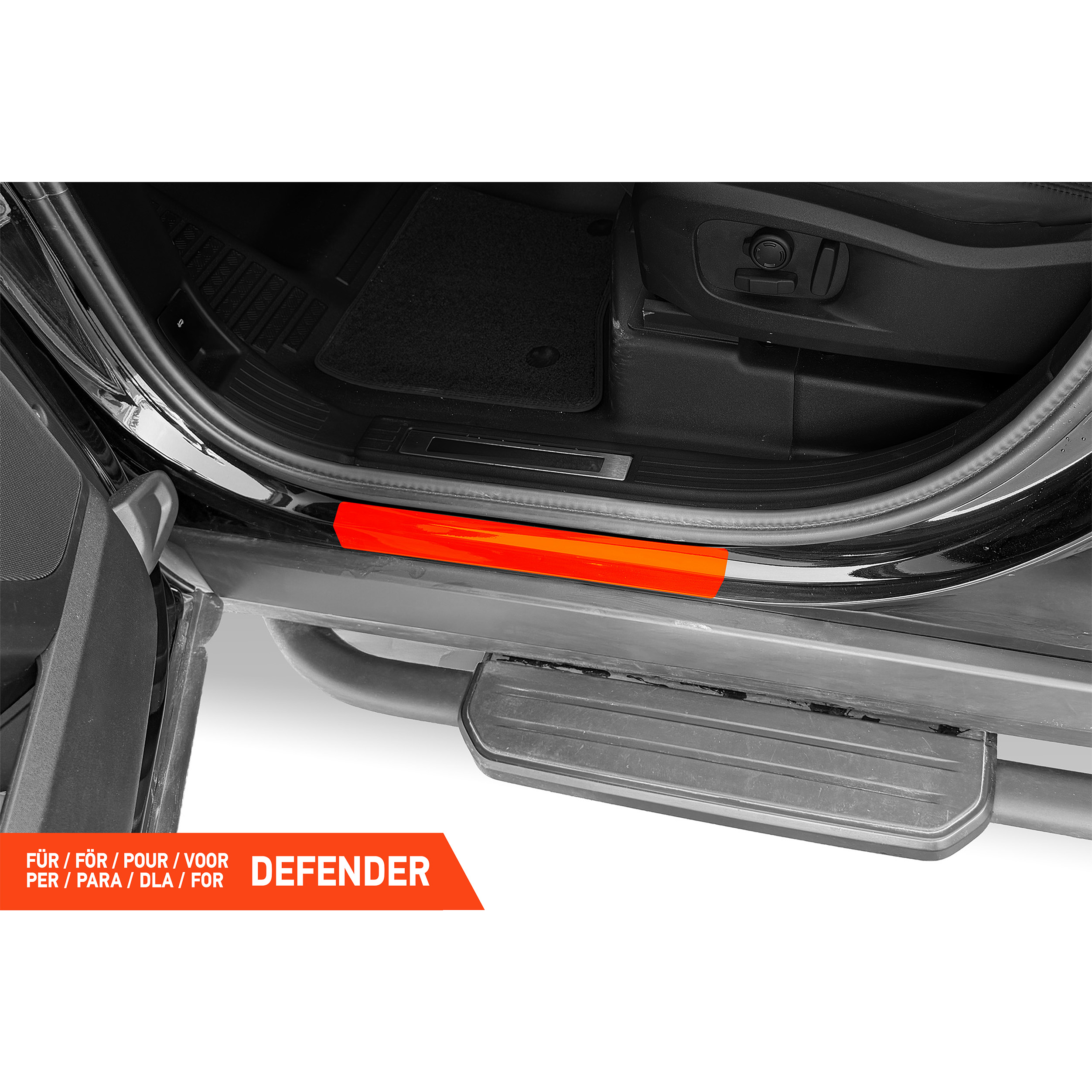 Einstiegsleisten Schutz für Land Rover Defender L663 I 2020 - 2026 im 4er Set