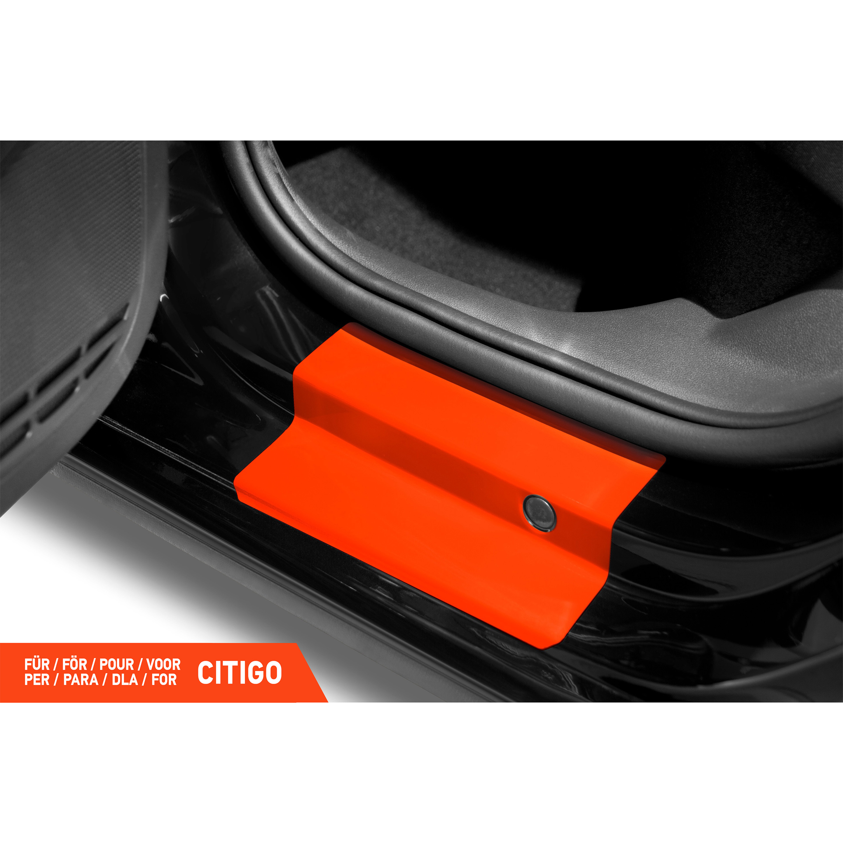 Einstiegsleisten Schutz für Skoda Citigo 5-Türer 1 (I) I 2012 - 2019 im 4er Set