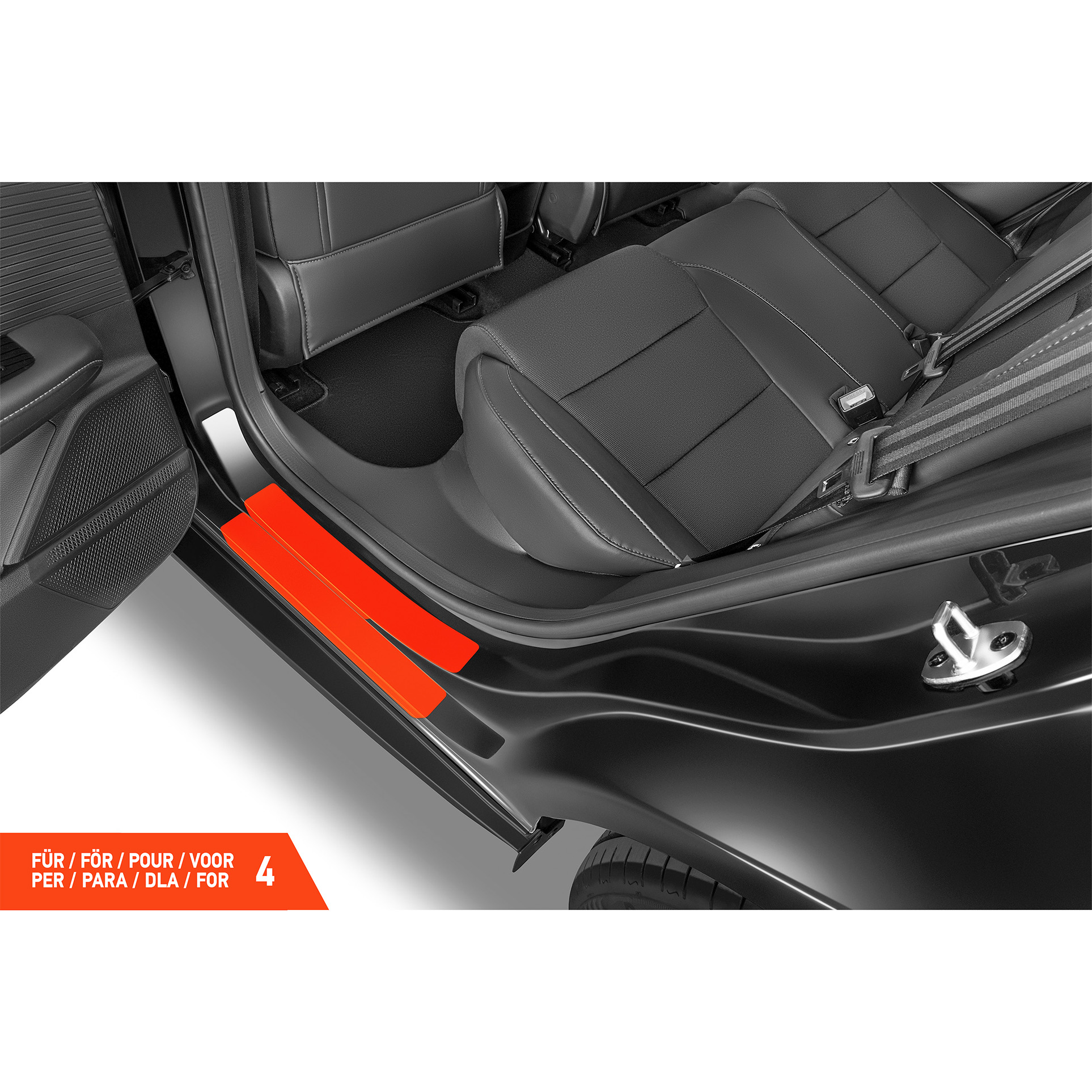 Einstiegsleisten Schutz für MG 4 I 2022 - 2026 im 6er Set
