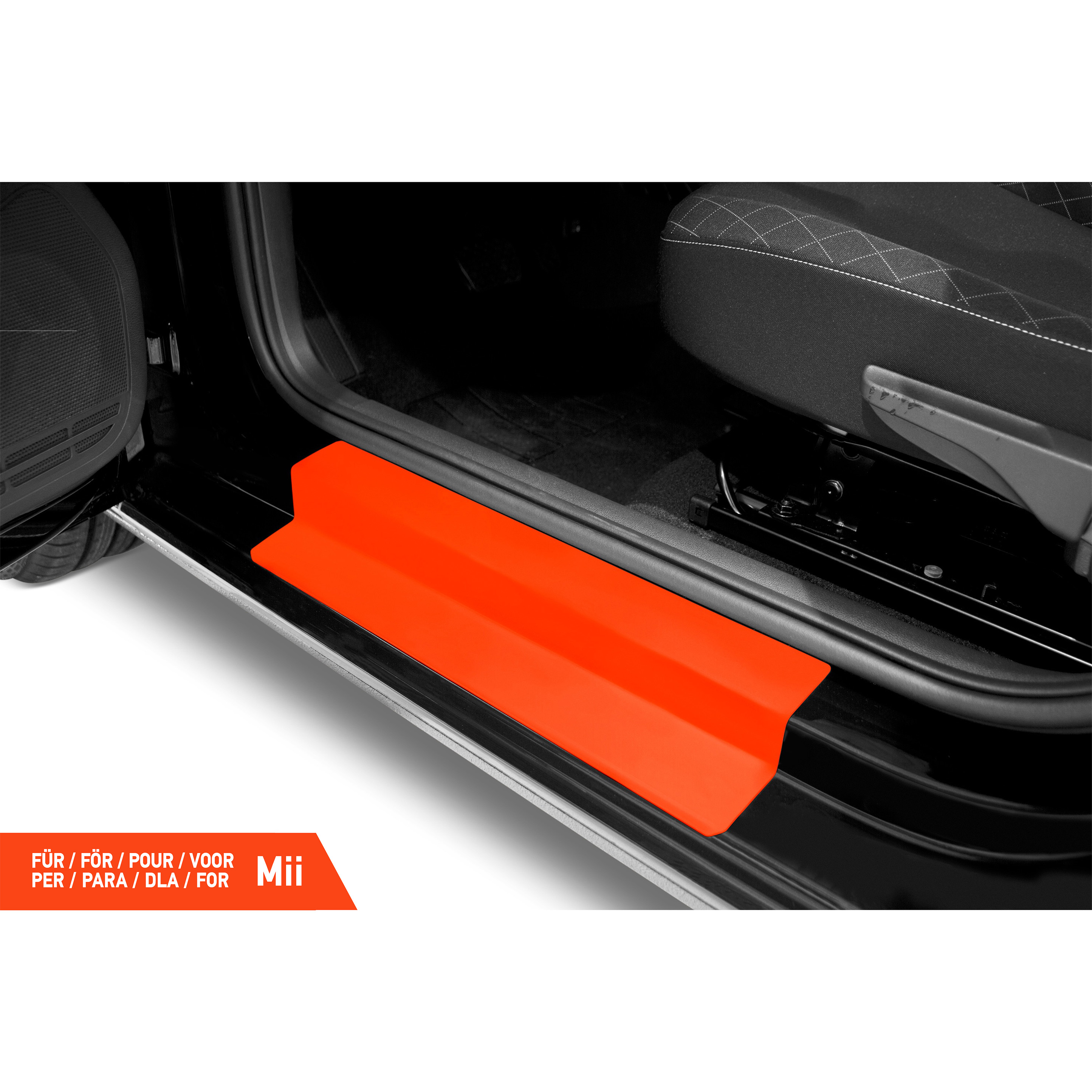 Einstiegsleisten Schutz für Seat Mii 5-Türer KF1 I 2012 - 2019 im 4er Set