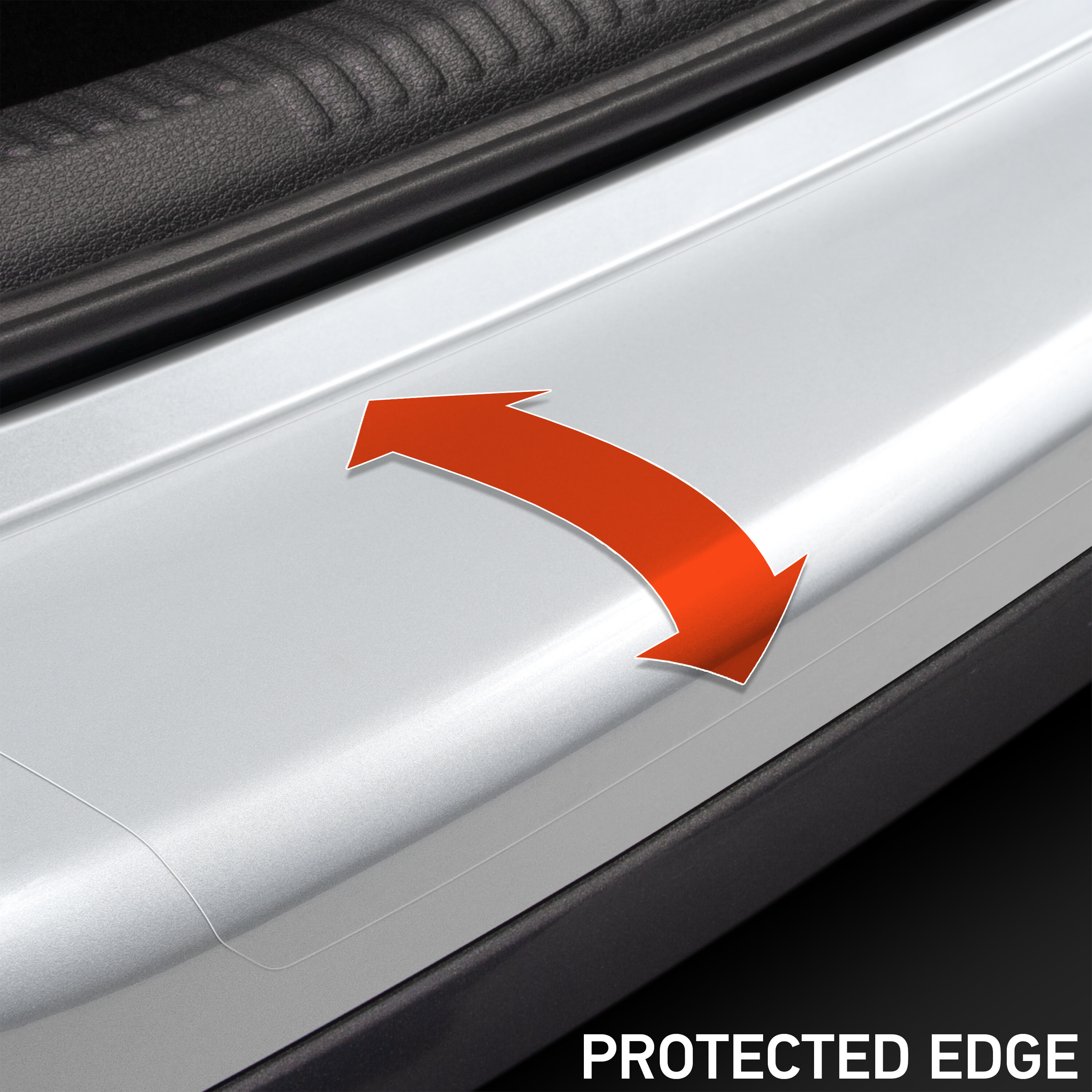 Lackschutzfolie Stoßstangenschutz Transparent glänzend Selbstklebend Auto Ladekantenschutz Folie für T-Cross C1 I 2019-2021 Kratzschutz 