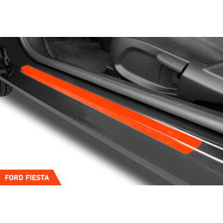 Einstiegsleisten Schutz Ford Fiesta 3-Türer 8 (VIII) JH8 I 2017 - 2022 im 2er Set