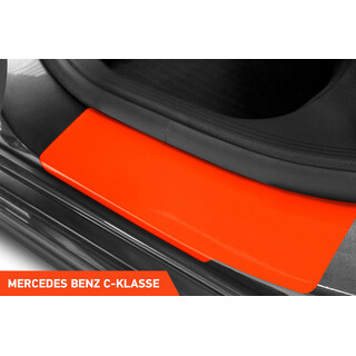 Einstiegsleisten Schutz fr Mercedes Benz C-Klasse Limousine W205 I 2014 - 2021 im 4er Set