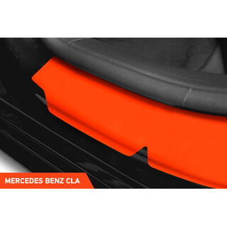 Einstiegsleisten Schutz fr Mercedes Benz CLA Shooting Brake X118 I 2019 - 2025 im 4er Set