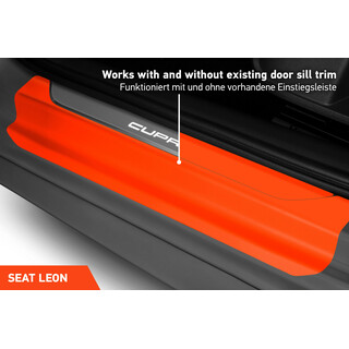 Einstiegsleisten Schutz Seat Leon 4 (IV) KL I 2020 - 2023 im 4er Set