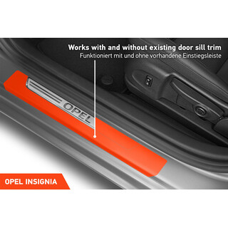 Einstiegsleisten Schutz fr Opel Insignia Sports Tourer B Z18 I 2017 - 2023 im 4er Set