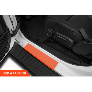 Einstiegsleisten Schutz fr Jeep Wrangler Unlimited 4 (IV) JL I 2018 - 2025 im 4er Set