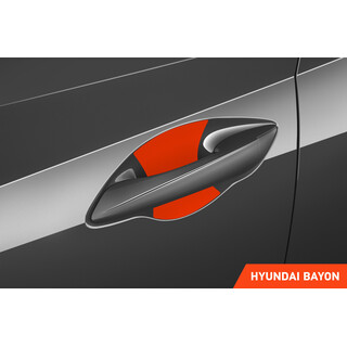 Auto Trgriffmulden Schutzfolie Hyundai Bayon I 2021 - 2023 im 4er Set