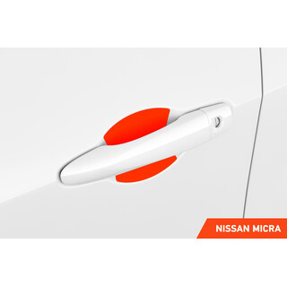 Auto Türgriffmulden Schutzfolie Nissan Micra 5 (V) K14 I 2017 - 2022 im 4er Set