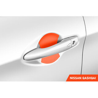 Auto Türgriffmulden Schutzfolie Nissan Qashqai 2 (II) J11 Facelift I 2017 - 2021 im 4er Set