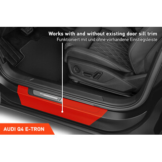 Einstiegsleisten Schutz Audi Q4 Sportback e-tron I 2021 - 2023 im 4er Set