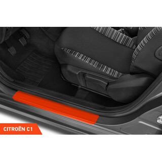 Einstiegsleisten Schutz Citroën C1 2 (II) I 2014 - 2022 im 4er Set