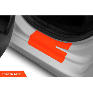 Einstiegsleisten Schutz Toyota Aygo 2 (II) I 2014 - 2022 im 4er Set